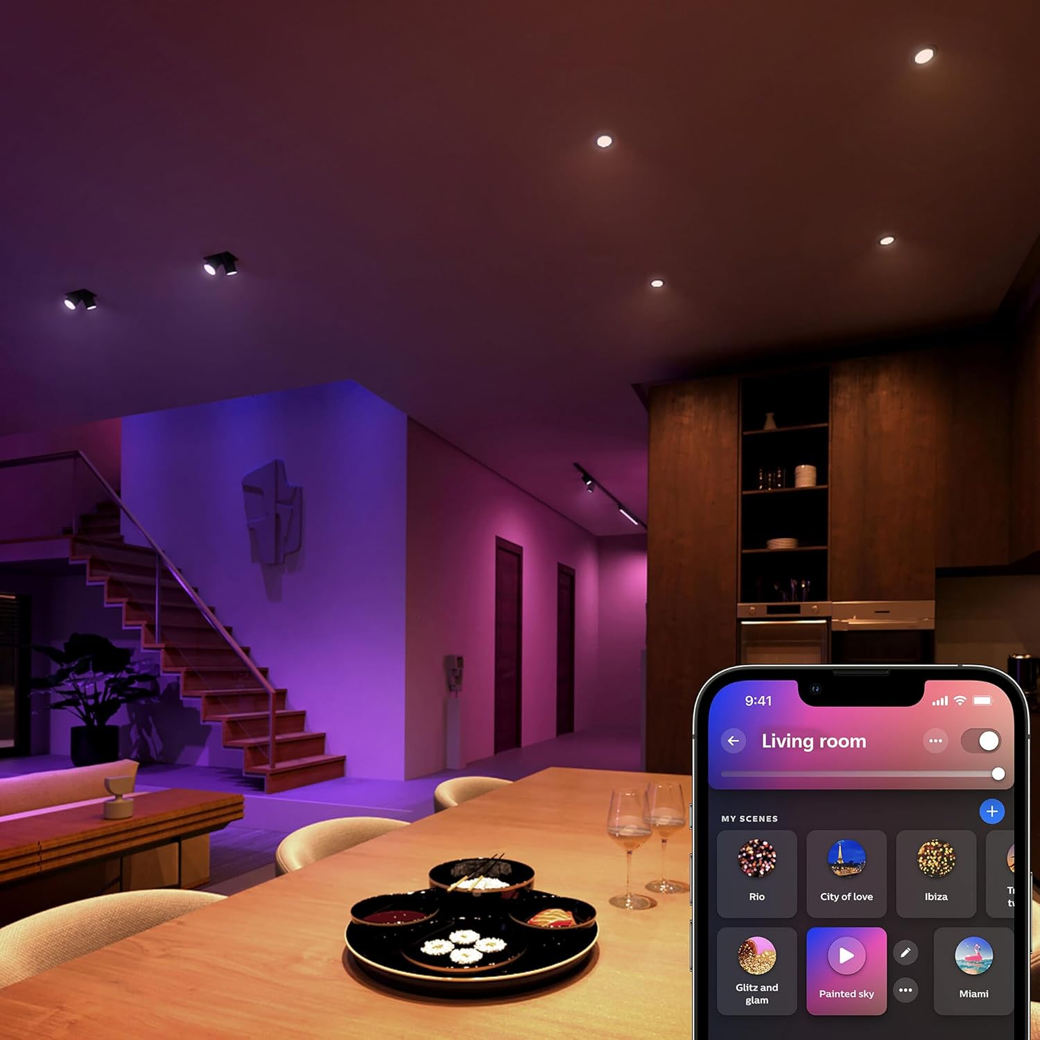 Philips Hue White and Color Ambiance - Faretto Smart GU5.3 - immagine 2
