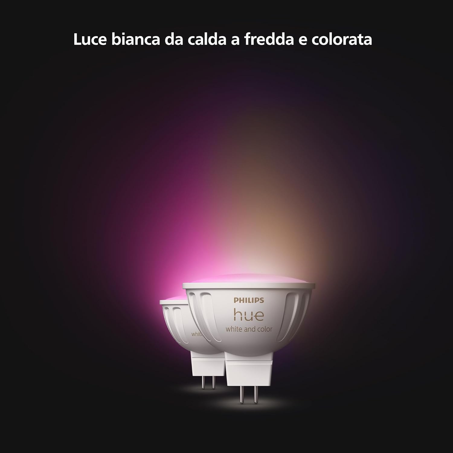 Philips Hue White and Color Ambiance - Faretto Smart GU5.3 - immagine 3