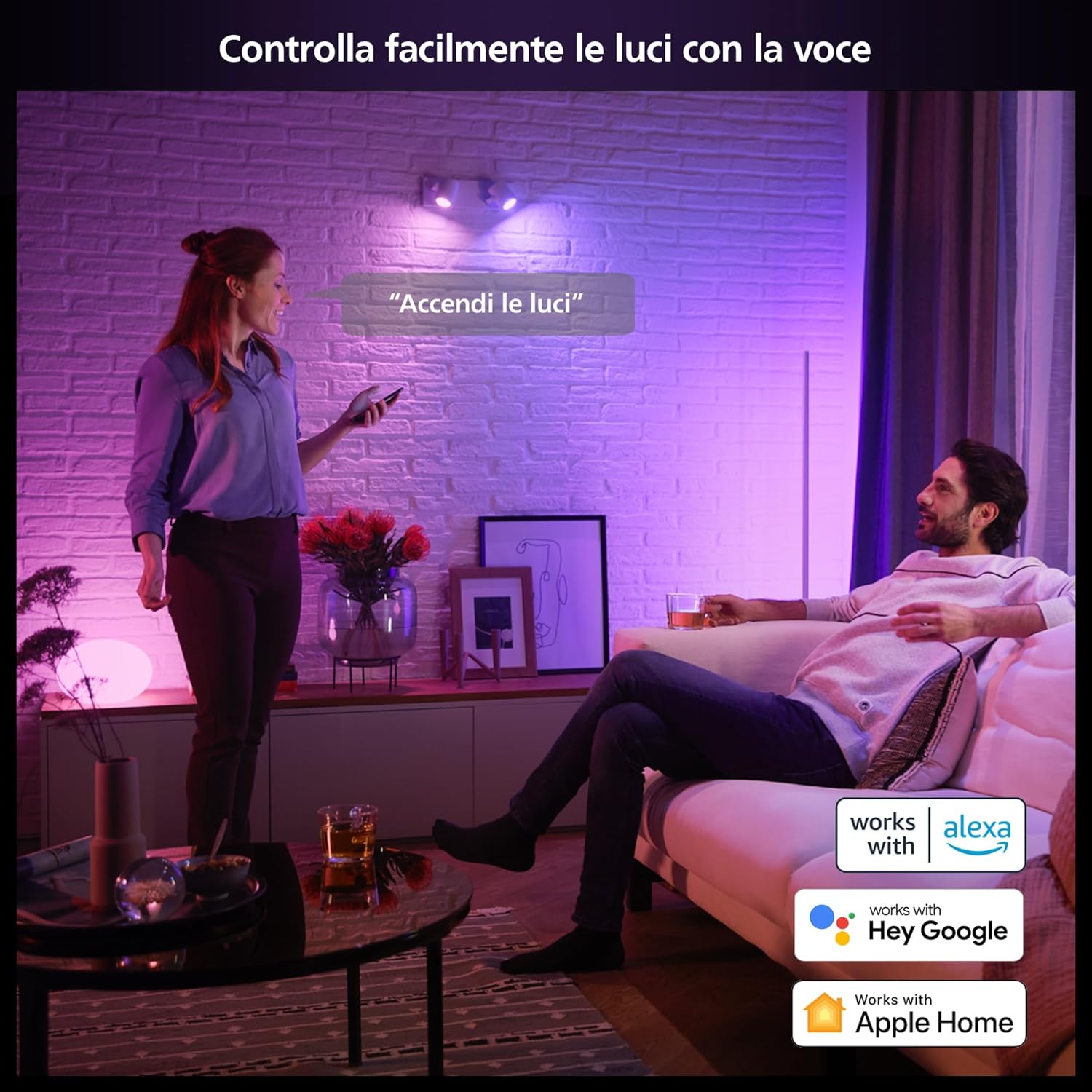 Philips Hue White and Color Ambiance - Faretto Smart GU5.3 - immagine 6