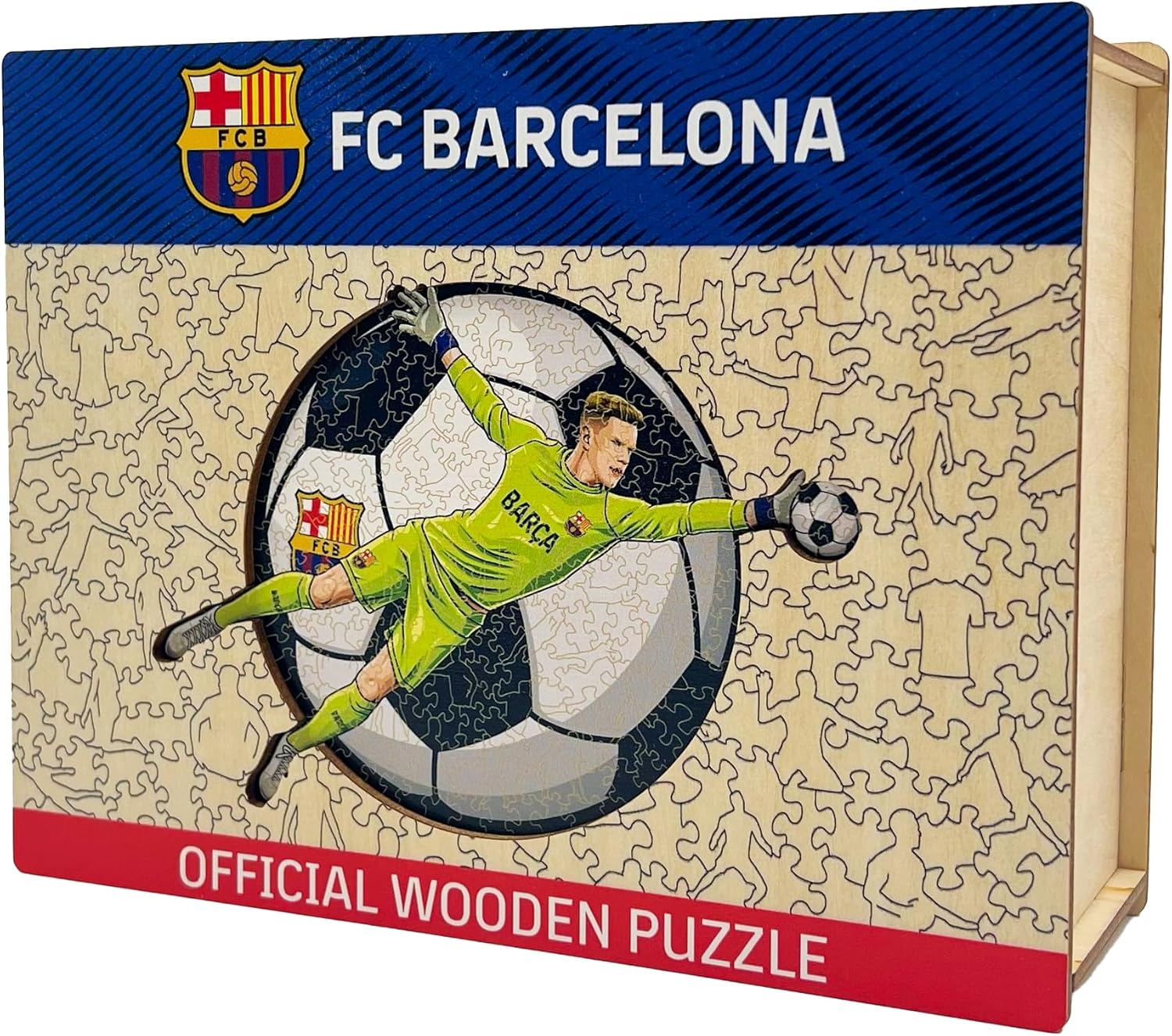 Iconic Puzzles - Barcellona TER Stegen Puzzle Legno 270 Pcs - immagine 3