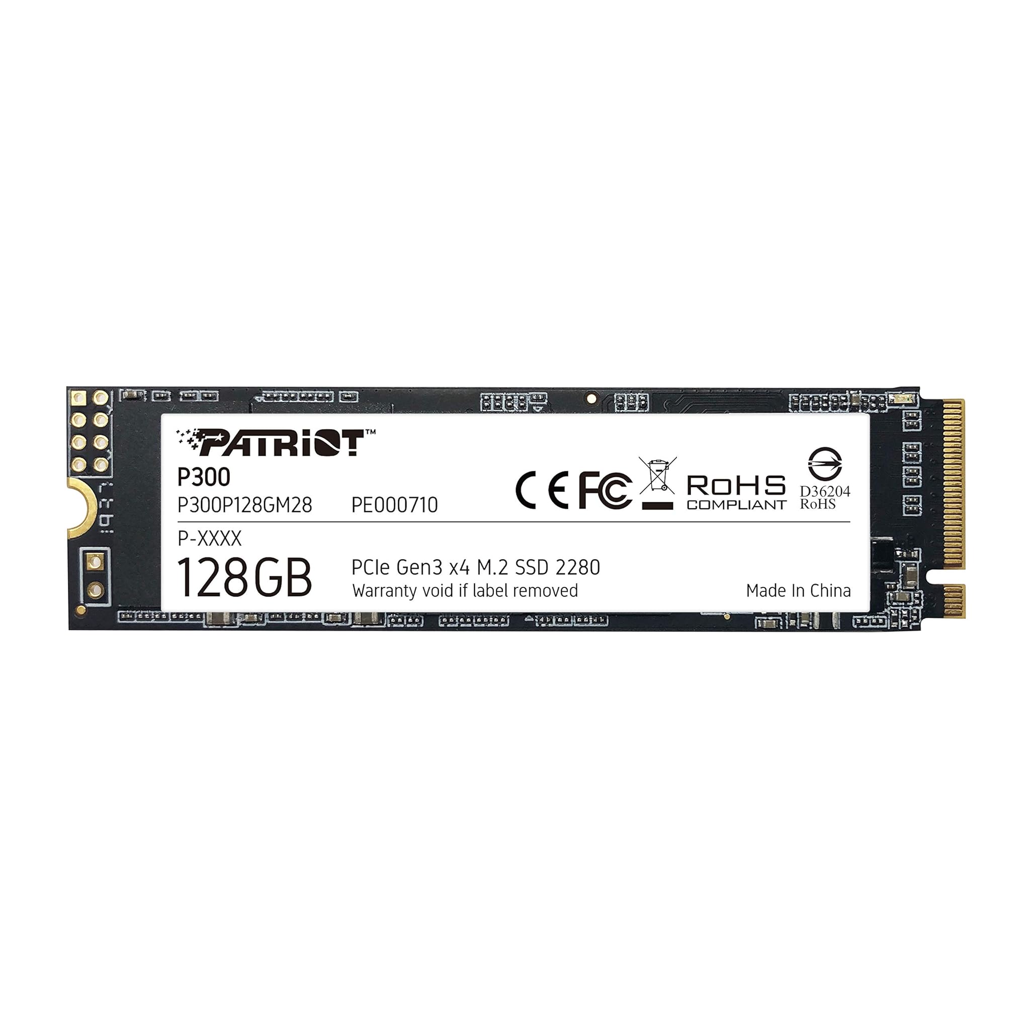 Patriot P300 M.2 2280 PCIe gen 3x4 NVMe SSD 128GB