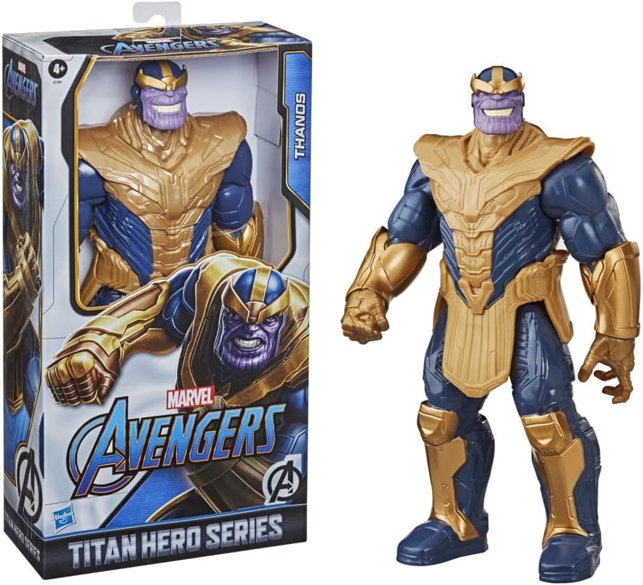 Hasbro Marvel Avengers - Action Figure Thanos 30cm - immagine 3