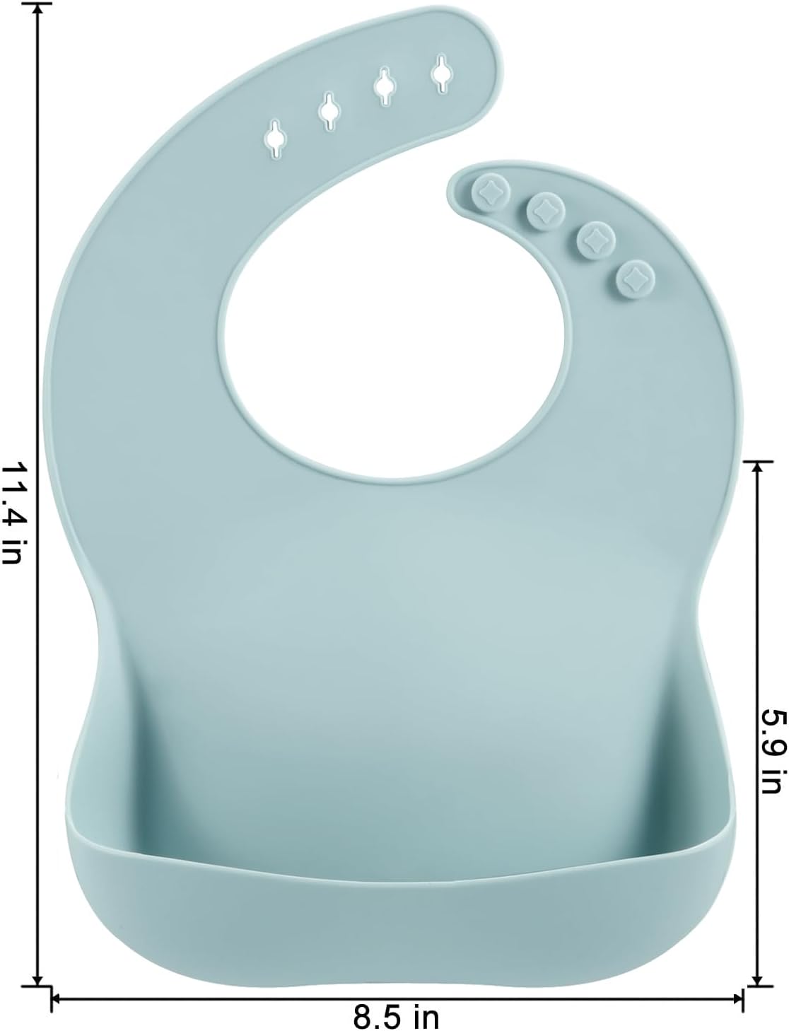 Pandaear 3 Bavaglini in Silicone per Bambini - immagine 2