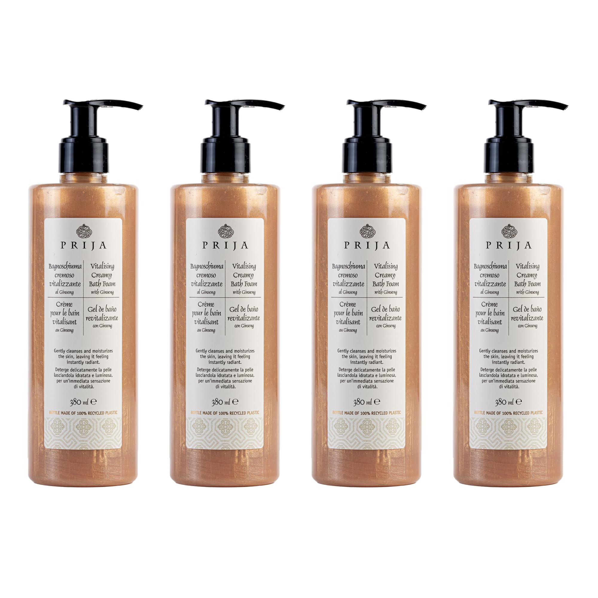 Prija Schiuma da Bagno Cremosa Vitalizzante 4x380ml