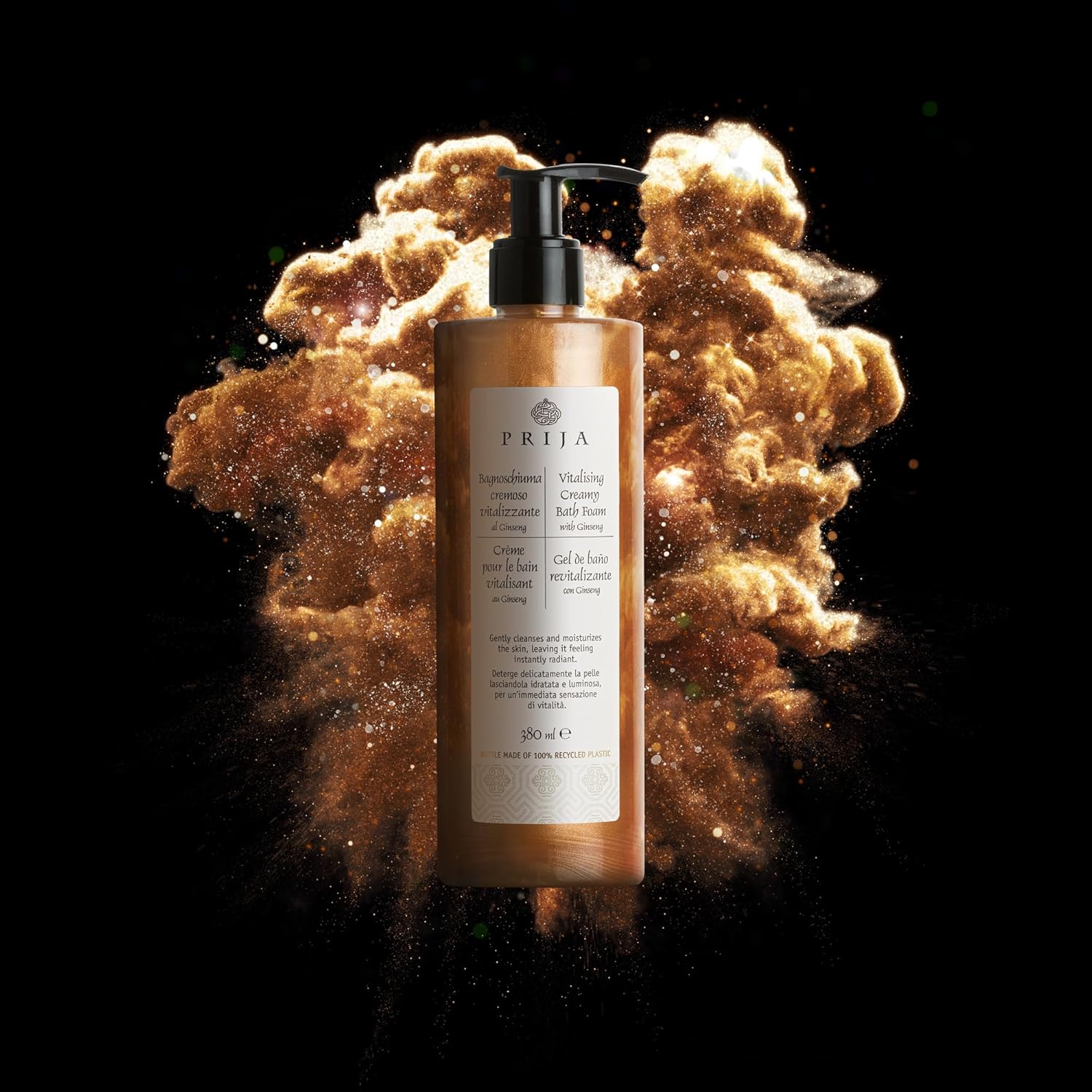 Prija Schiuma da Bagno Cremosa Vitalizzante 4x380ml - immagine 3