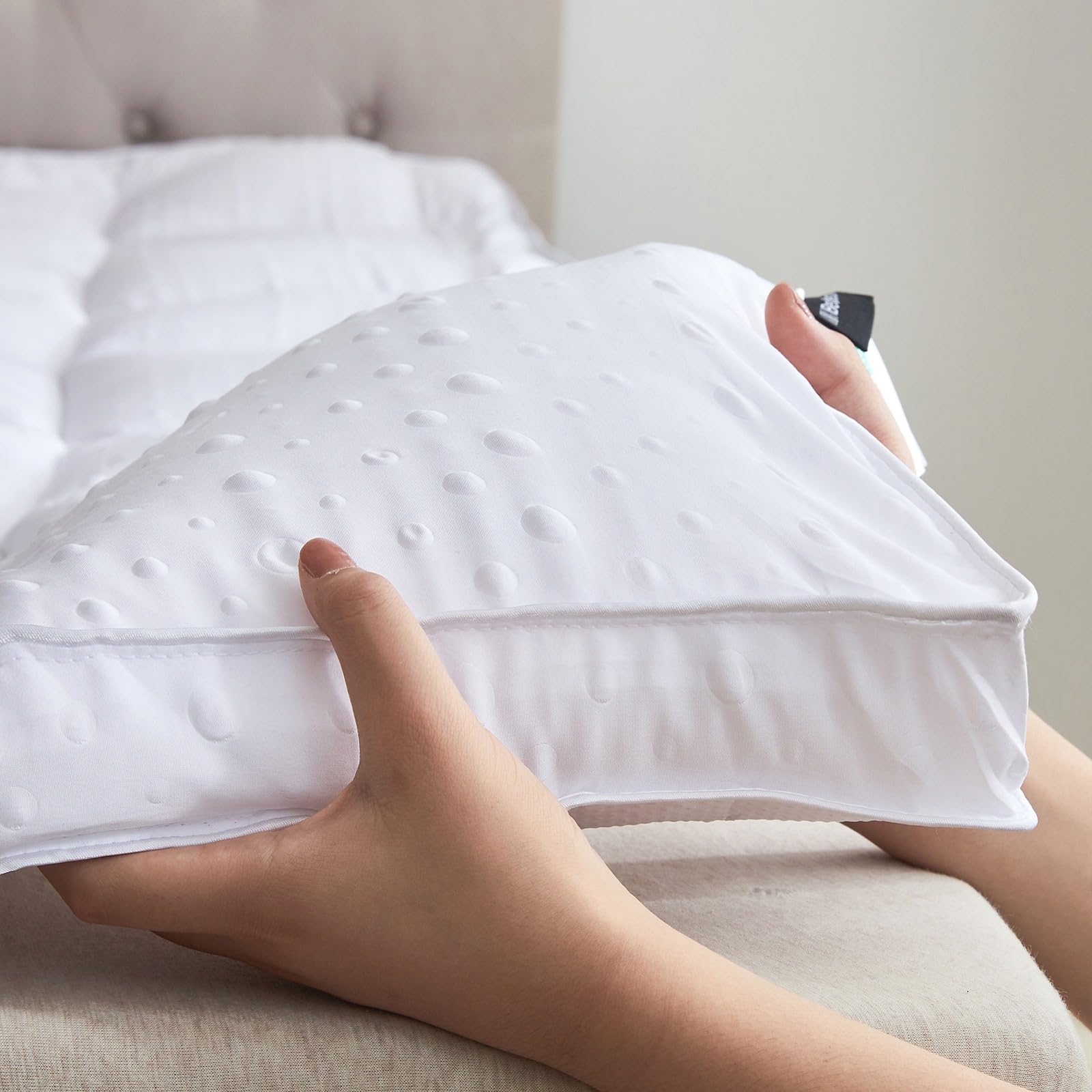 Bedecor 3D Topper Materasso 150x200cm Antiscivolo