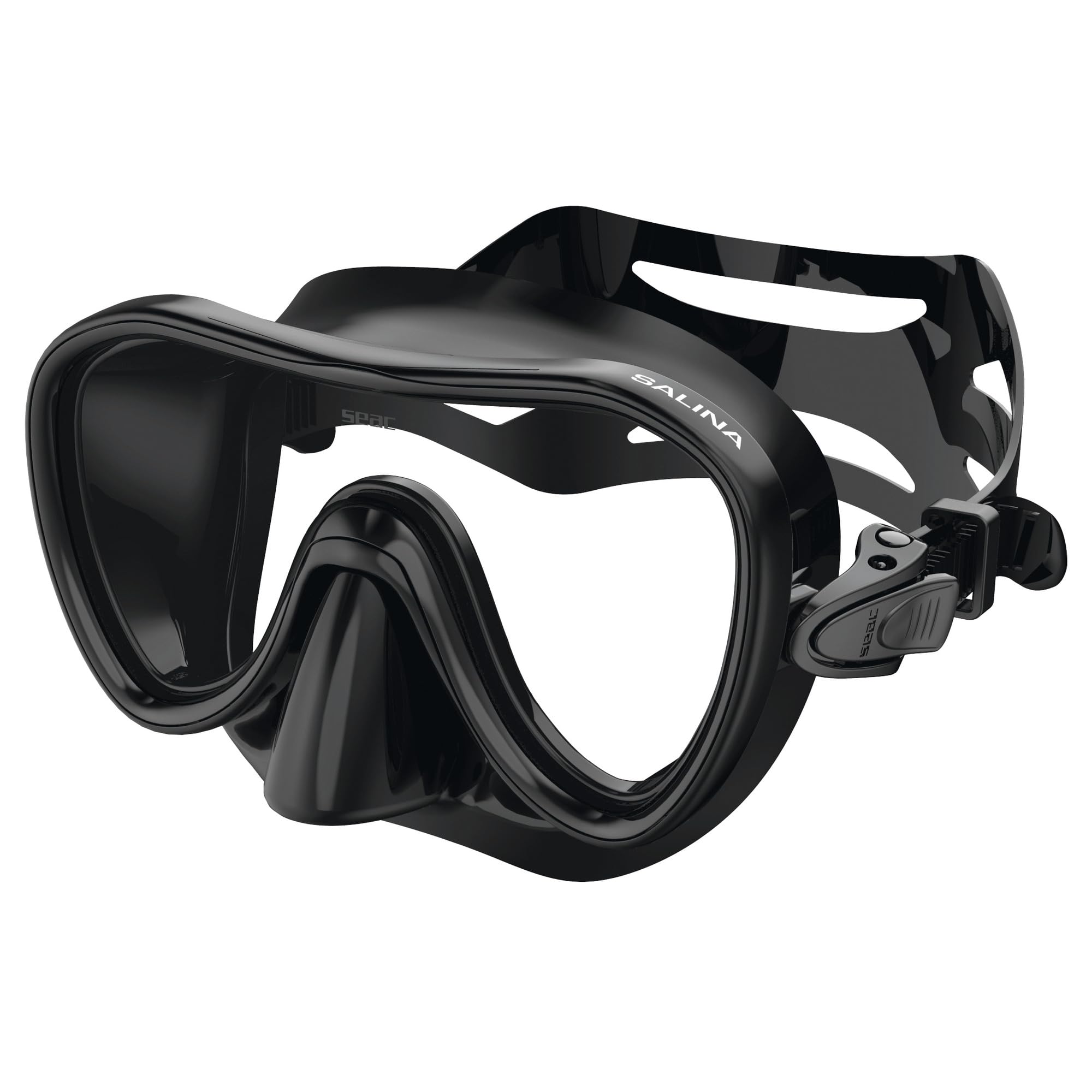 Seac Salina SLT, Maschera Subacquea per Uomo, Donna e Bambini in silicone, Ideale per Snorkeling