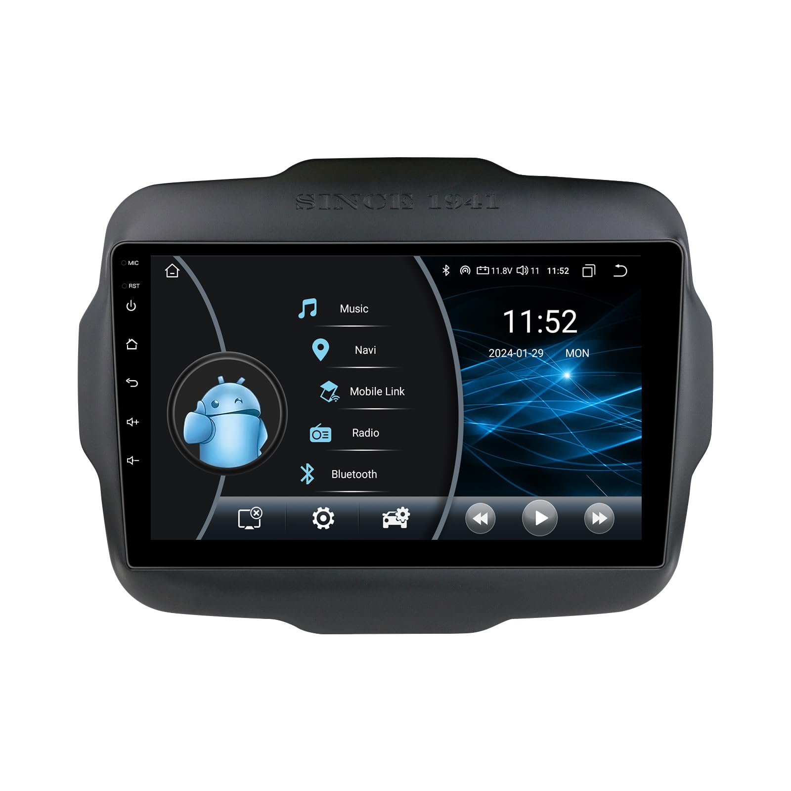 Autoradio Android 13 8 Core 4GB+64GB per Jeep Renegade