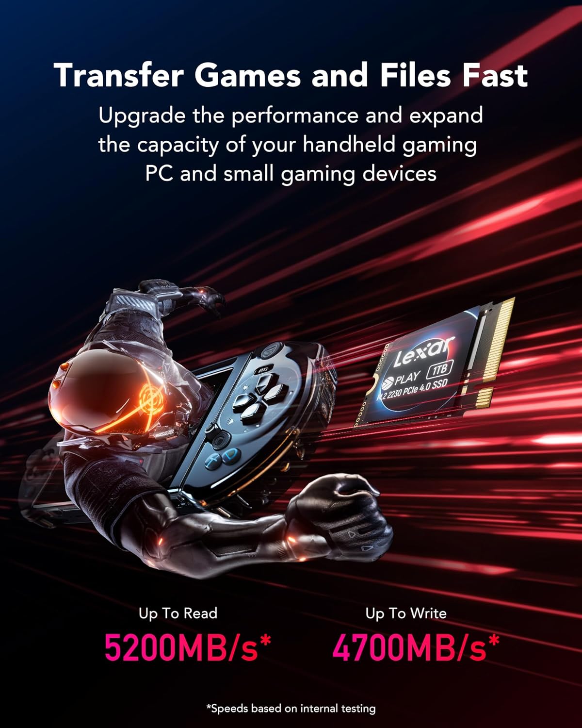 Lexar PLAY 2230 PCIe 4.0 1TB SSD Interno M.2 - immagine 2