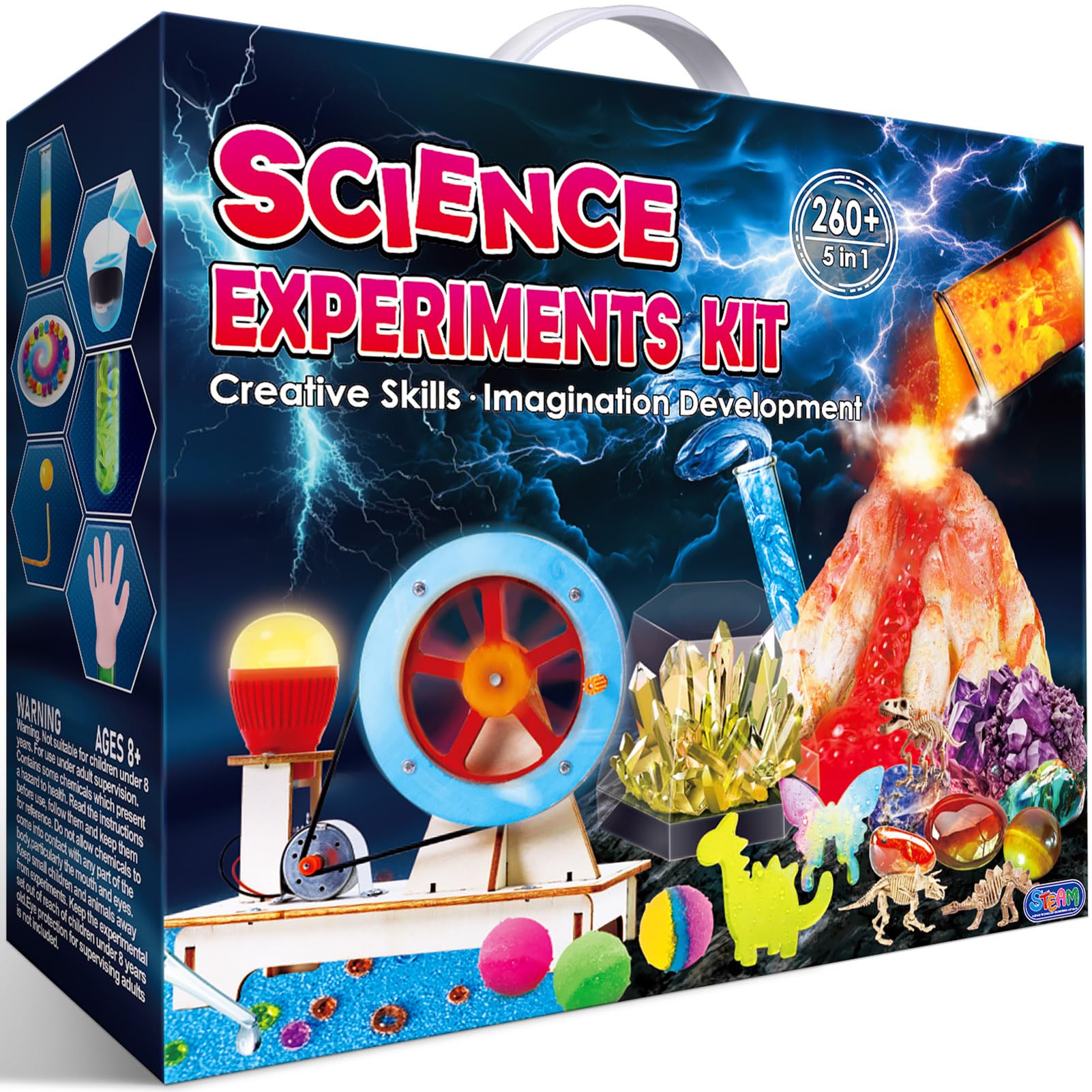 Unglinga Kit Scienza per Bambini - 260+ Esperimenti