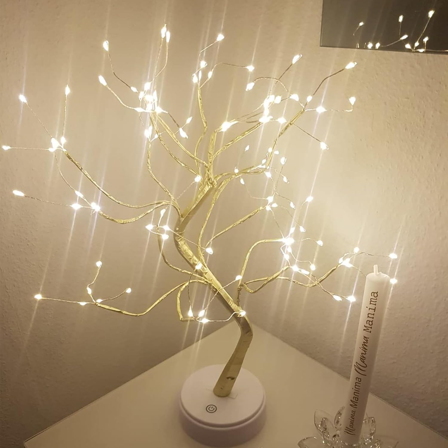 Kinamy LED Albero Lampada da Tavolo 108 Luci - immagine 4