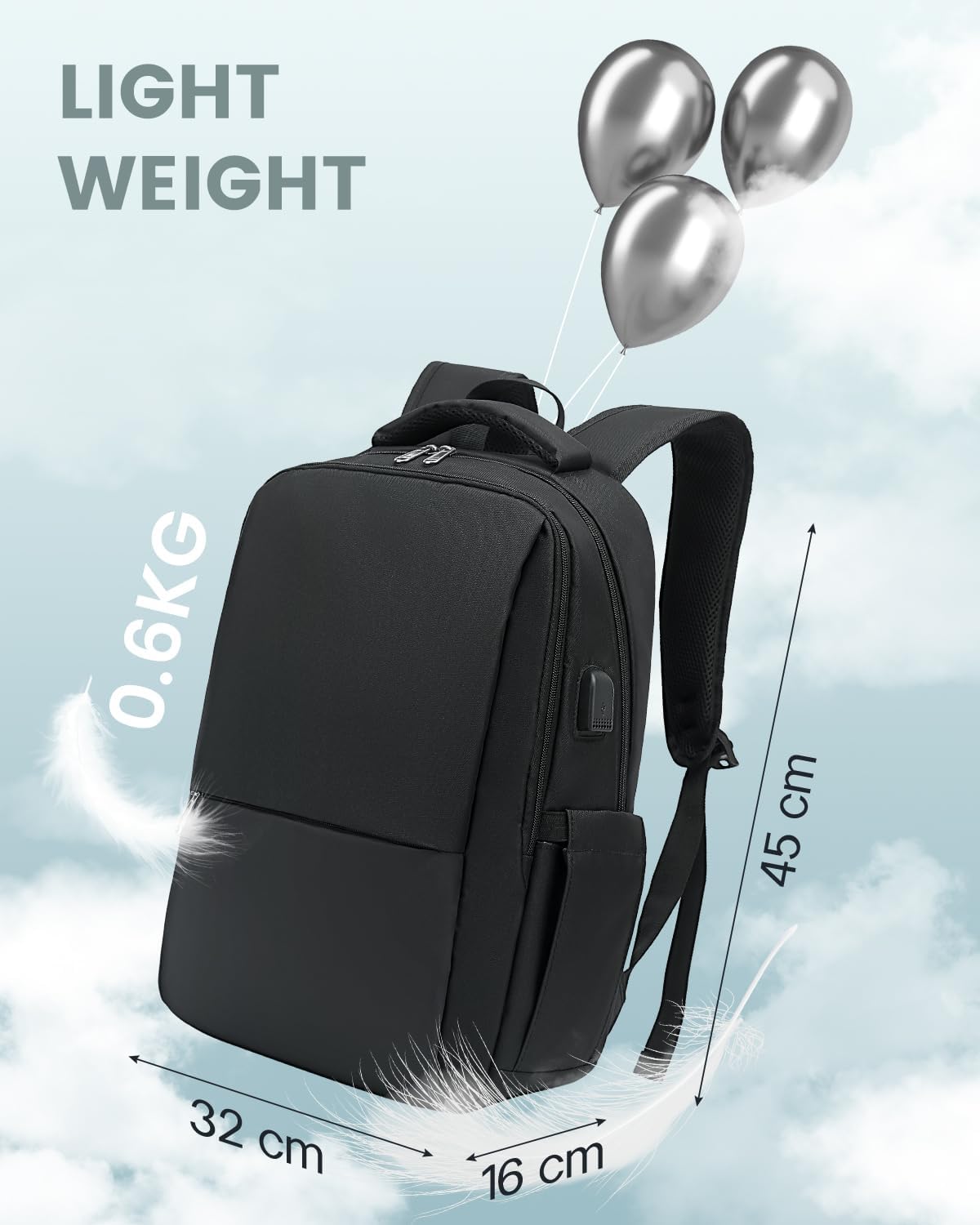 Zaino Porta PC 15.6 Pollici Impermeabile - immagine 2