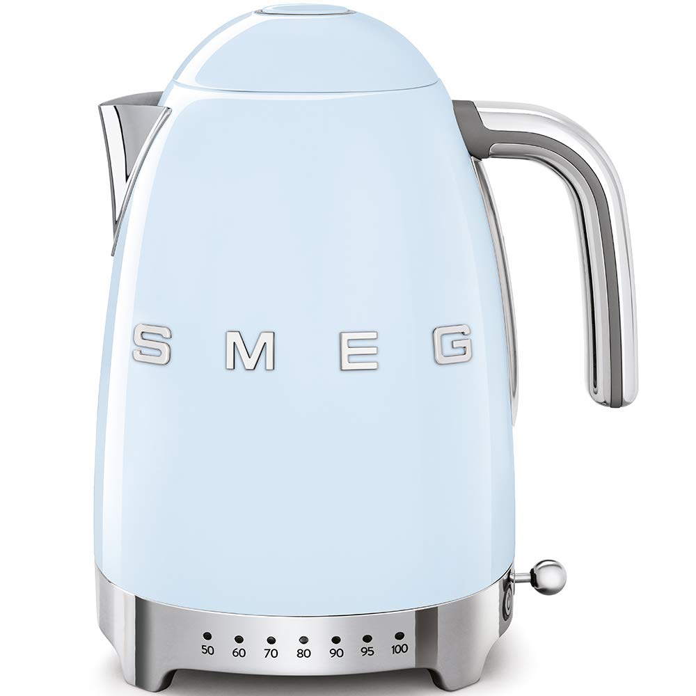 Smeg KLF04PBEU - Bollitore Temperatura Variabile 1,7L Azzurro