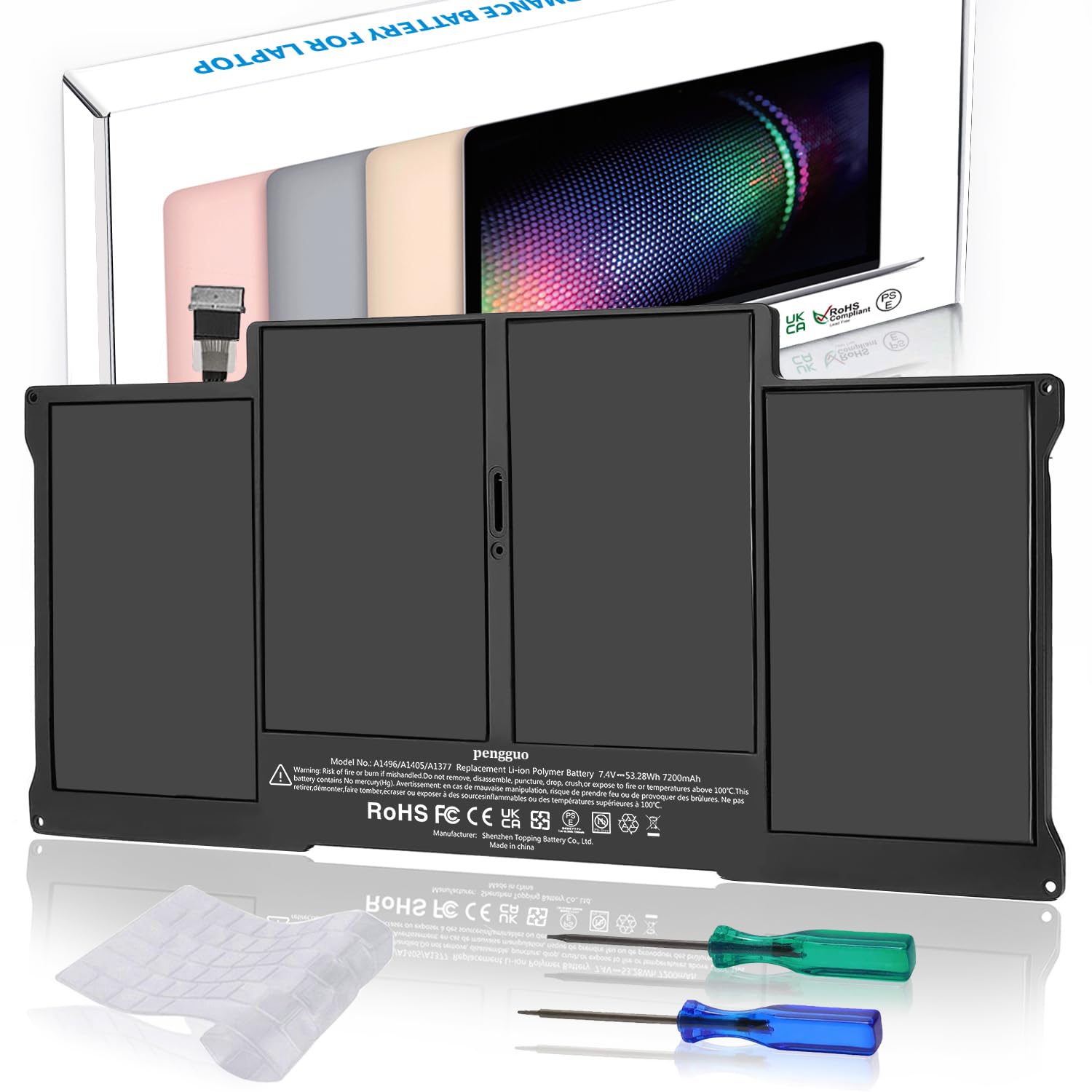 Batteria Sostitutiva per MacBook Air 13" A1466 / A1369