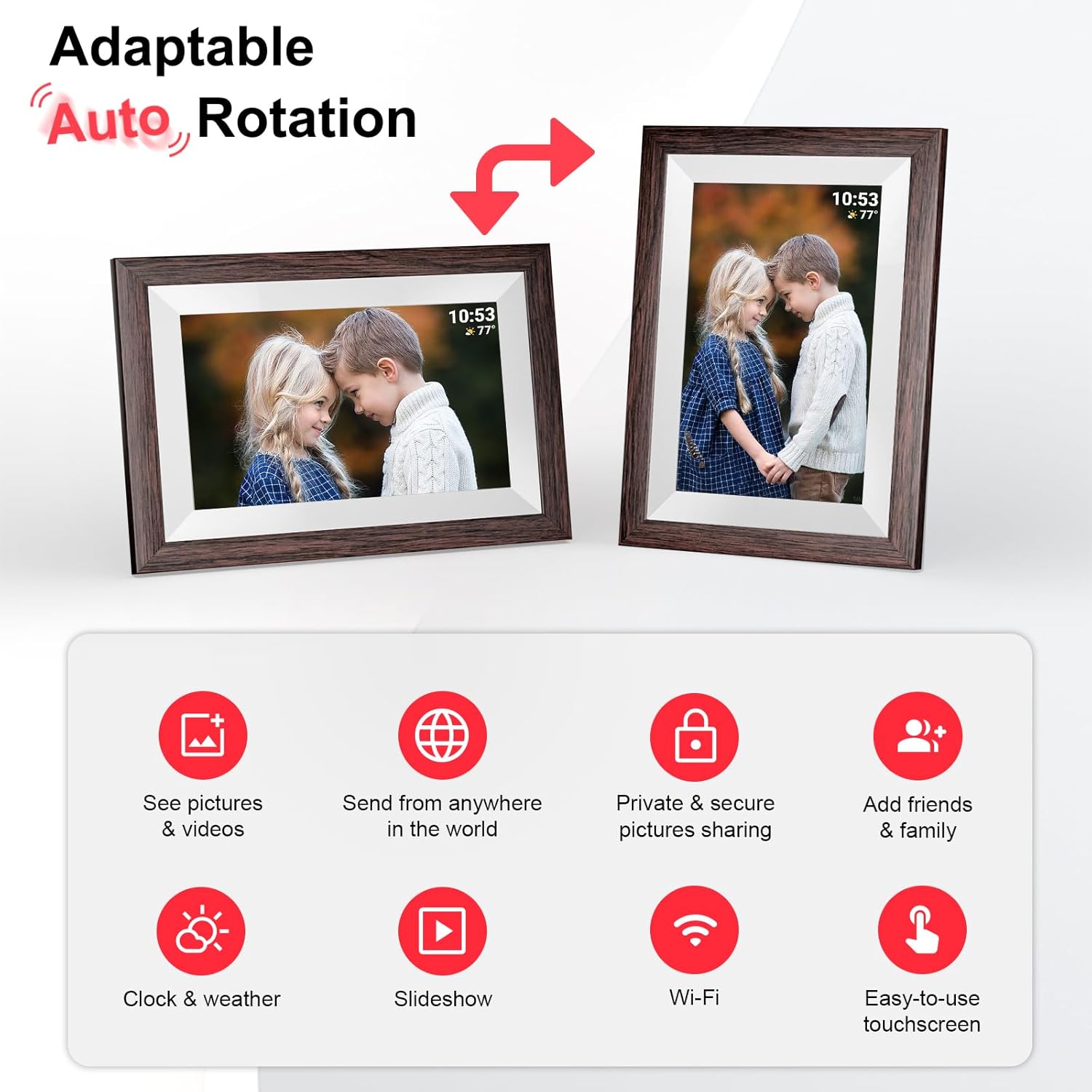 Hesmor Frameo Cornice Digitale 10.1 Pollici 64GB - immagine 4