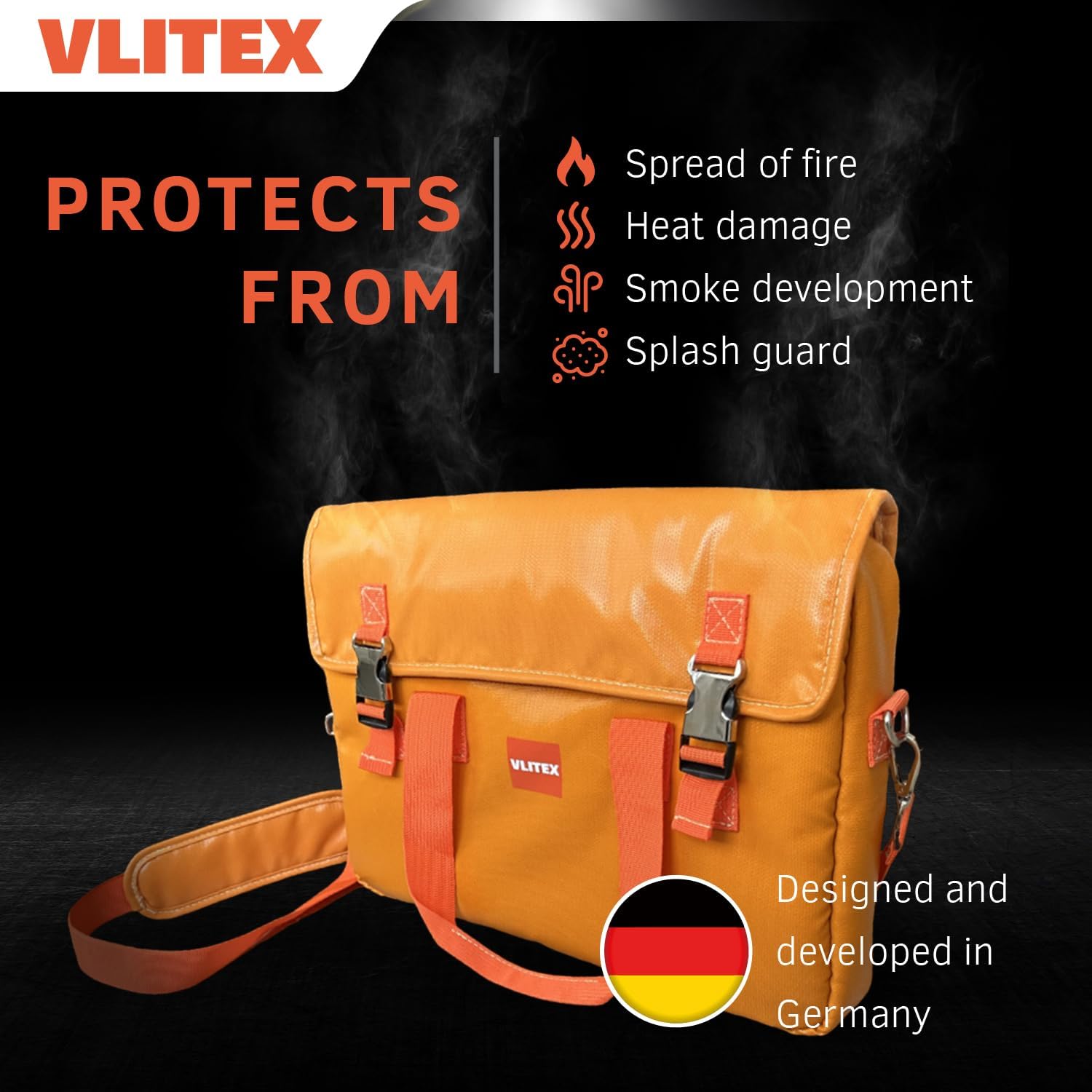 VLITEX Borsa Antincendio 3 Strati Ignifughi - immagine 2
