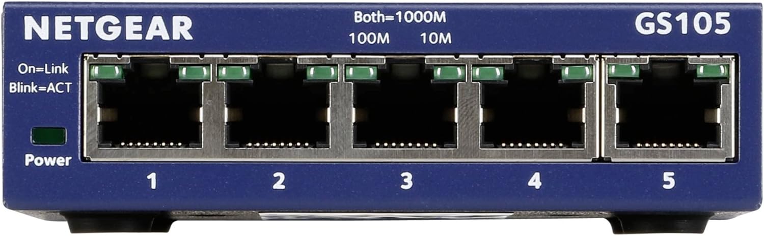 Netgear Switch Ethernet 5 Porte Unmanaged (GS105GE) - immagine 2