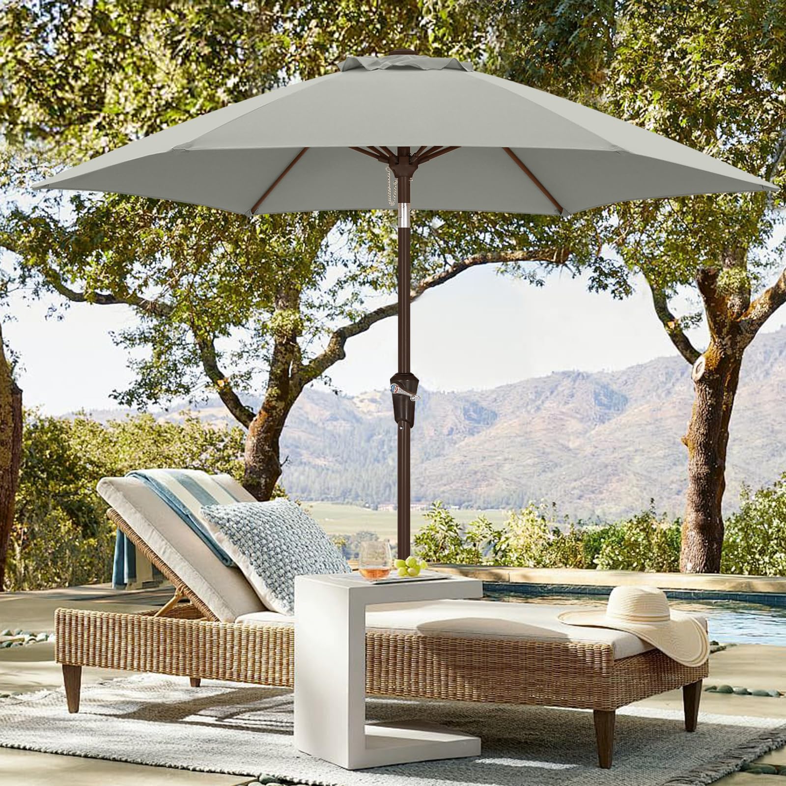 Abccanopy Ombrellone da Esterno Idrorepellente 230cm