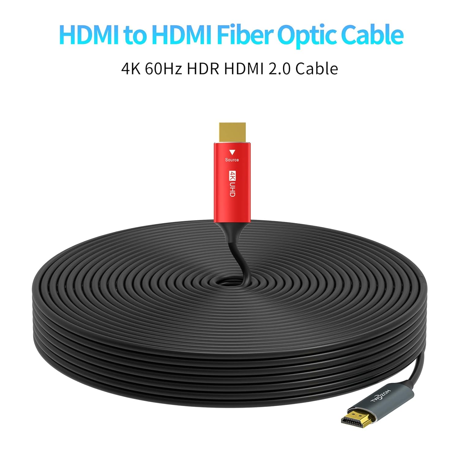Twozoh Cavo HDMI Fibra Ottica 10M 4K - immagine 5