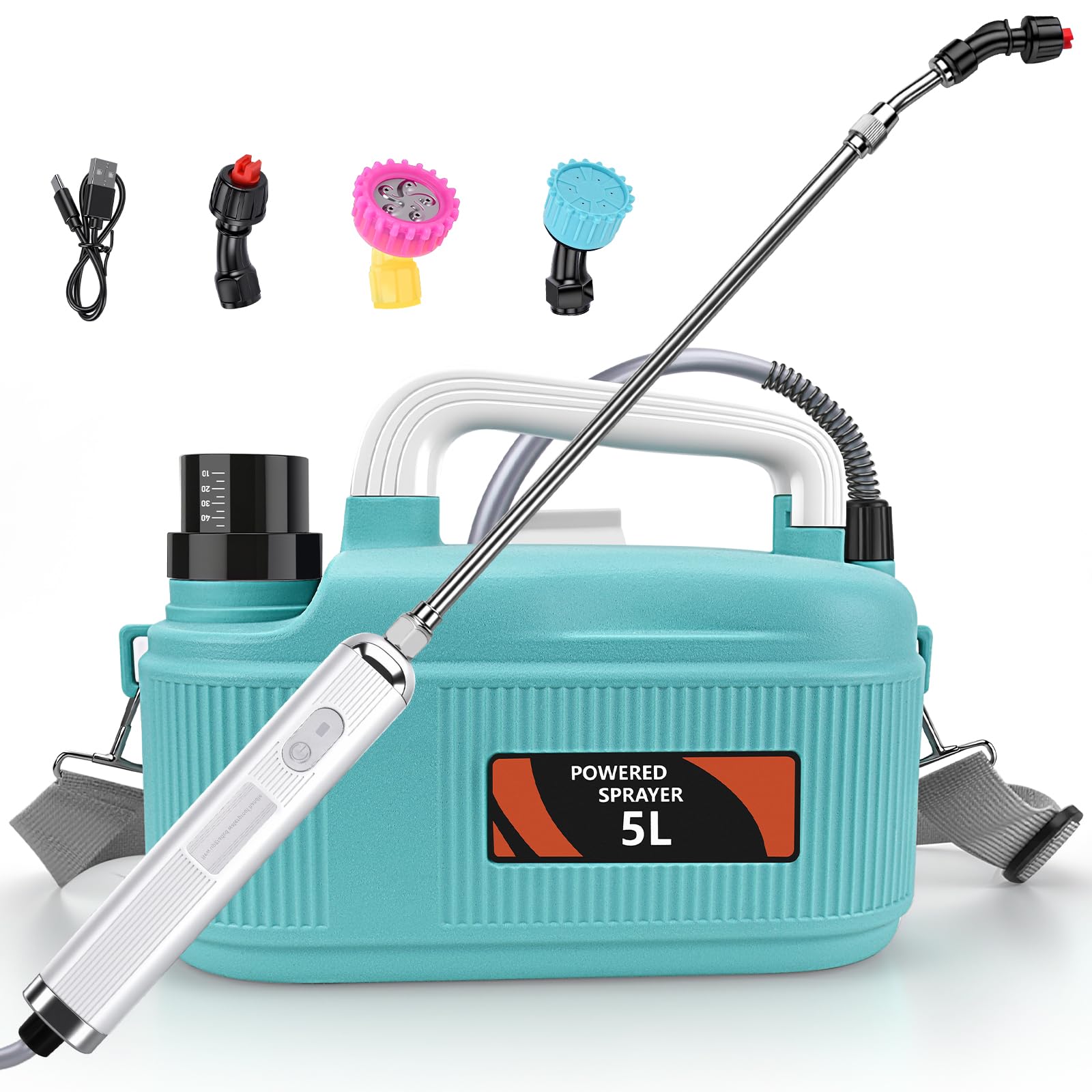 Spruzzatore da Giardino a Batteria 5L Elettrico