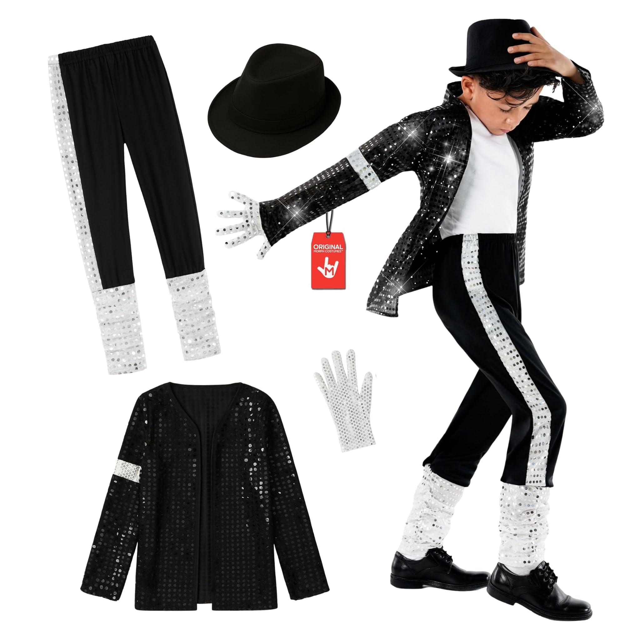 Morph Popstar Costume Bambino L