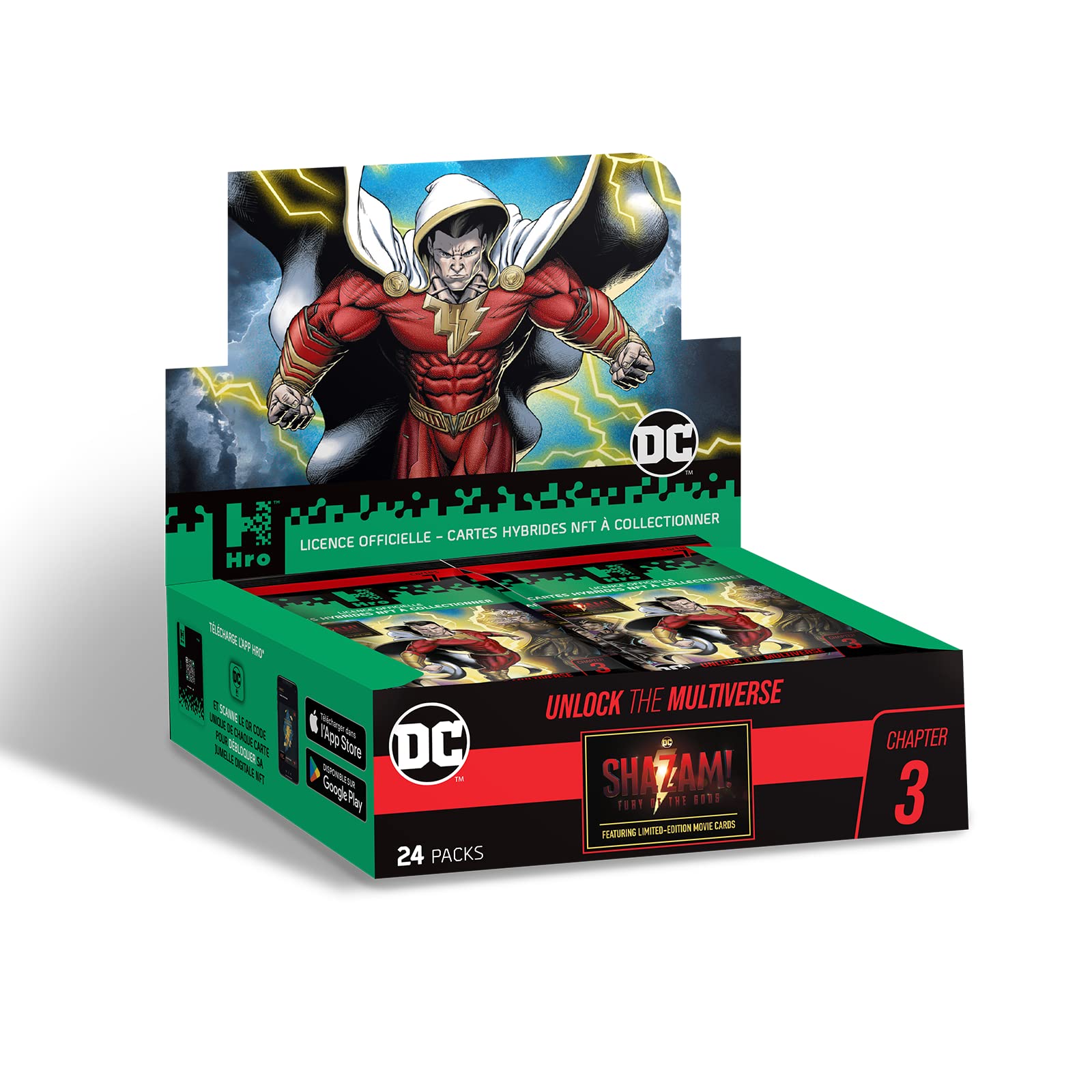 HRO - Carte da collezione Hybride DC Comics: Capitolo 3-24 Pack Booster Box