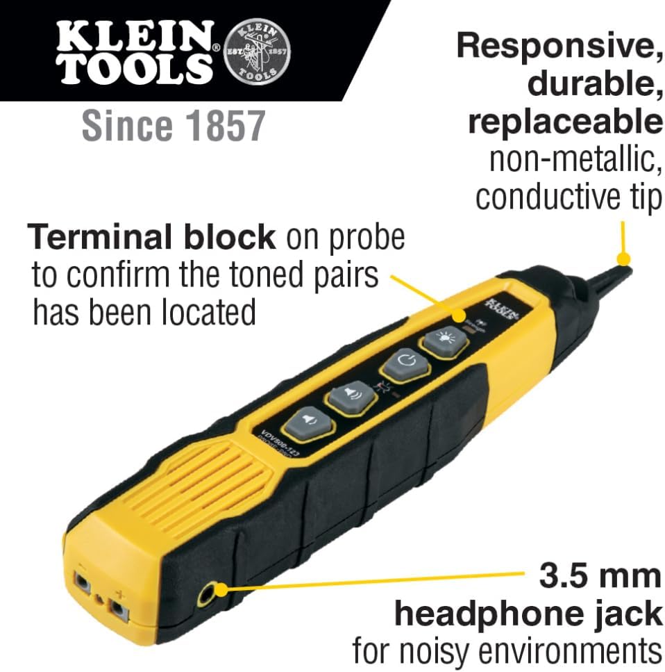 Klein Tools VDV500-820 - Kit Tracciamento Cavi Tone Pro - immagine 3