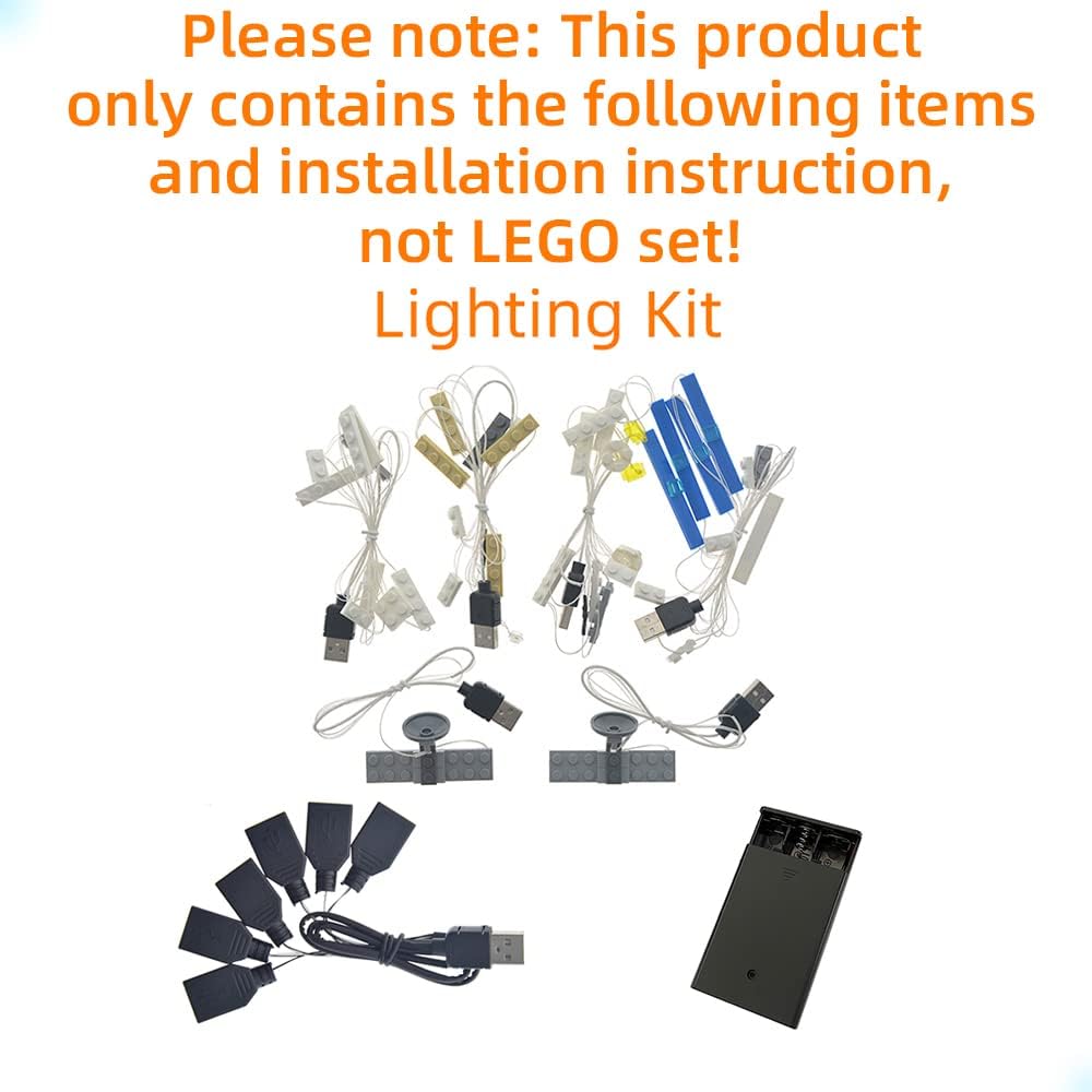 Geament - Set Luci LED per LEGO 71040 Castello Disney - immagine 2