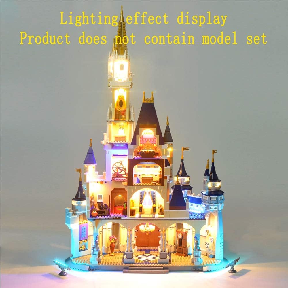 Geament - Set Luci LED per LEGO 71040 Castello Disney - immagine 3