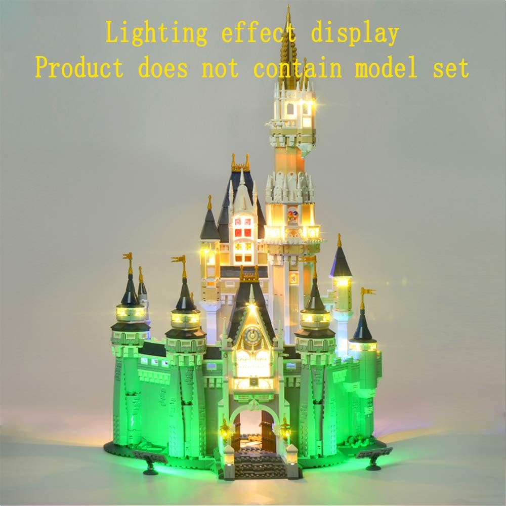 Geament - Set Luci LED per LEGO 71040 Castello Disney - immagine 5
