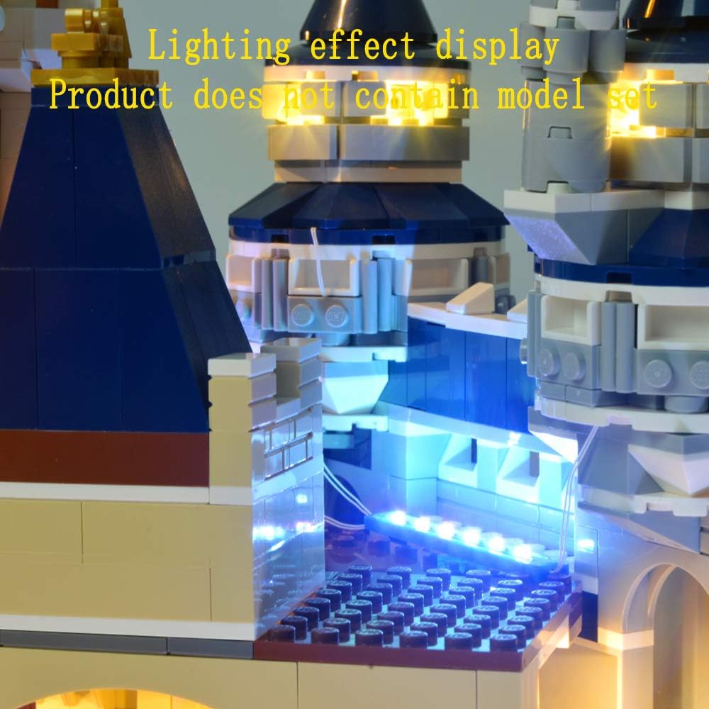 Geament - Set Luci LED per LEGO 71040 Castello Disney - immagine 6