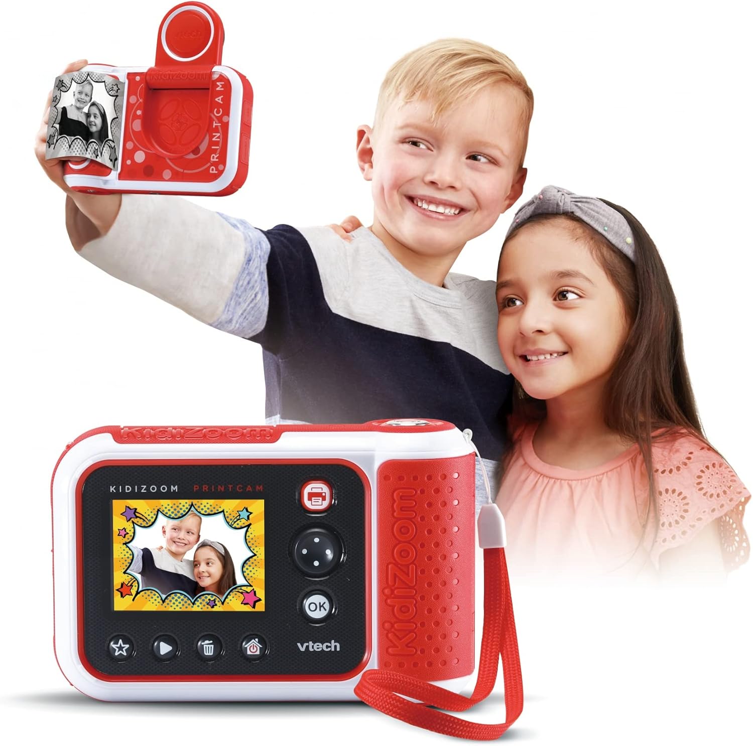 Vtech Electronics Europe BV - Macchina Fotografica, Rosso - immagine 4
