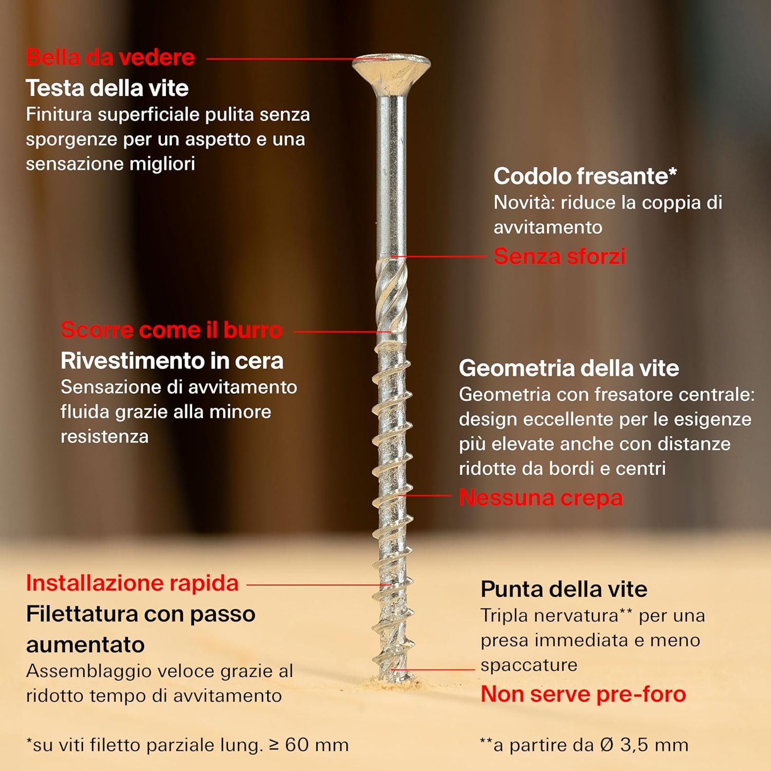 Fischer Viti Power Fast II FPF CTP 6,0x150 per Legno - immagine 4