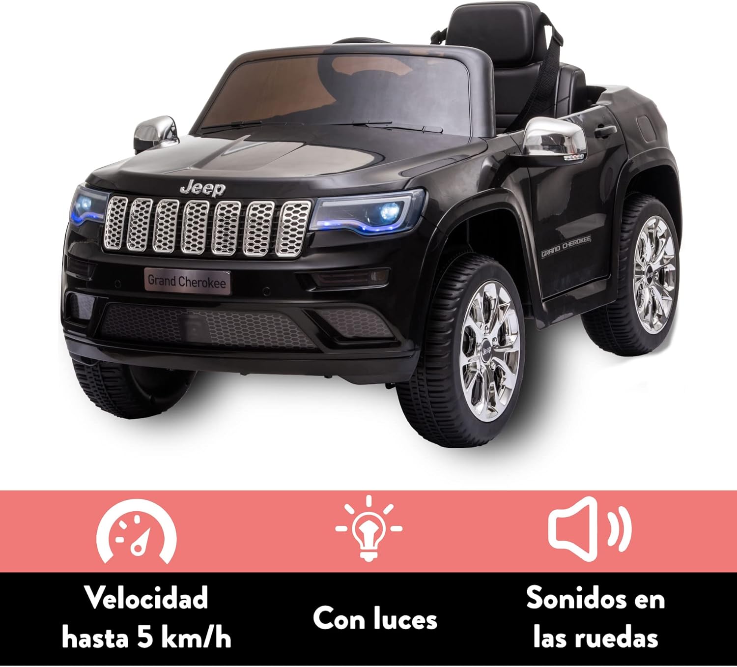 Feber Jeep Cherokee Black 12V R/C - Auto Elettrica - immagine 2