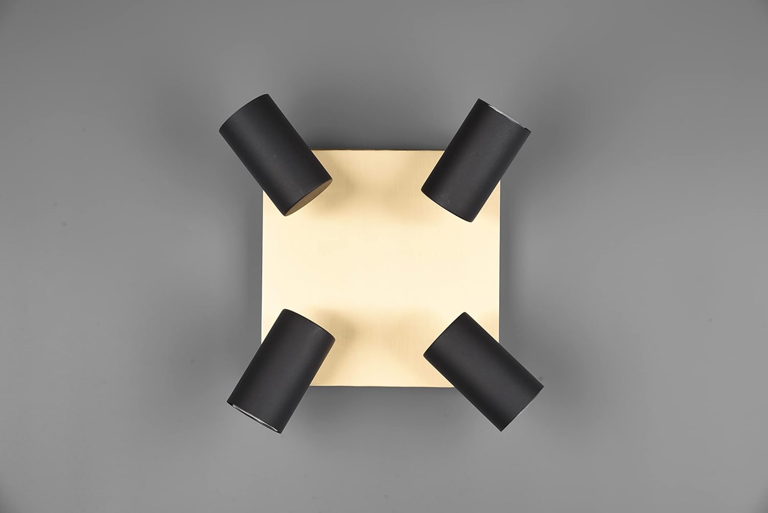 Trio-Leuchten Plafoniera nera e oro gu10 - immagine 4