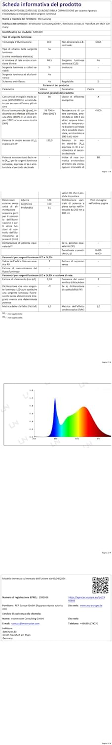 Lampada a Sospensione Rettangolare Moderna Nera, 4 Teste - immagine 12