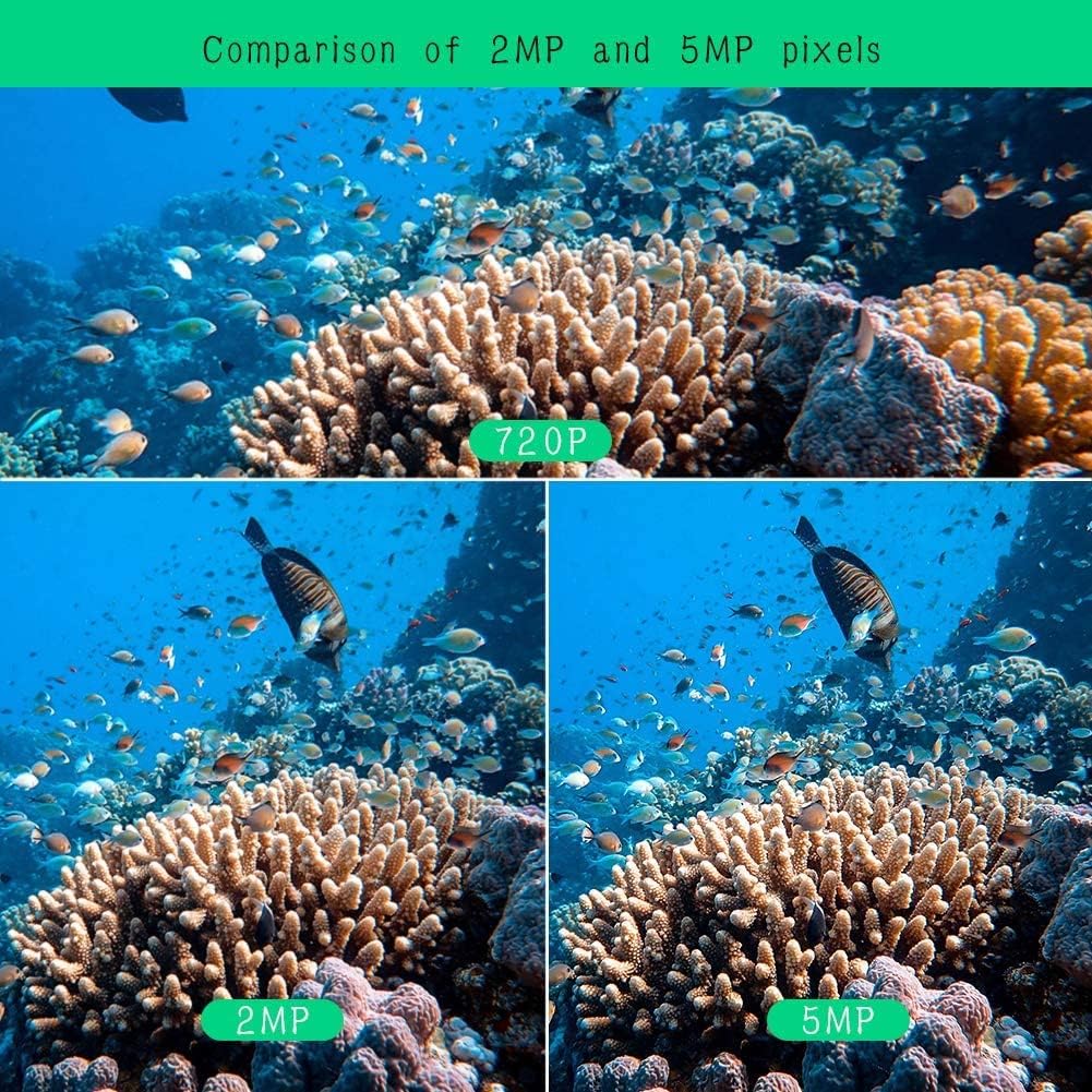 Macchina Fotografica Subacquea 5MP con Cavo 10M - immagine 4