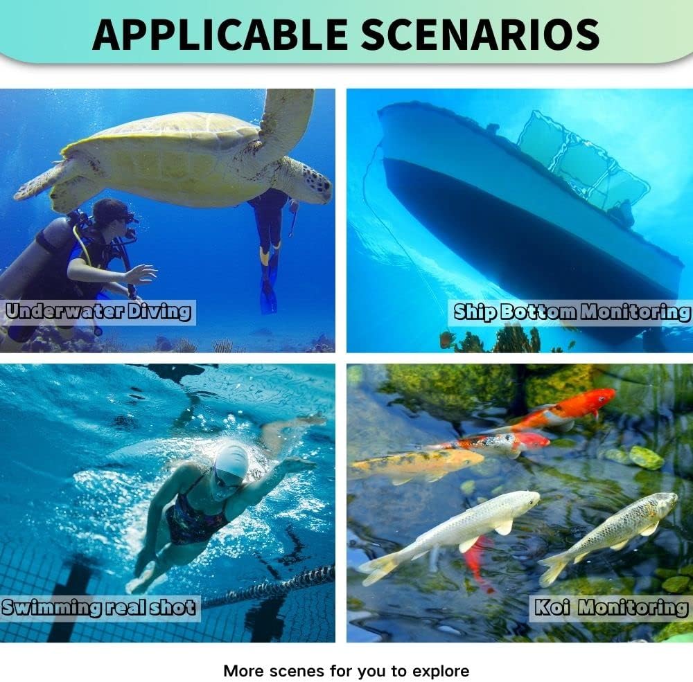 Macchina Fotografica Subacquea 5MP con Cavo 10M - immagine 8