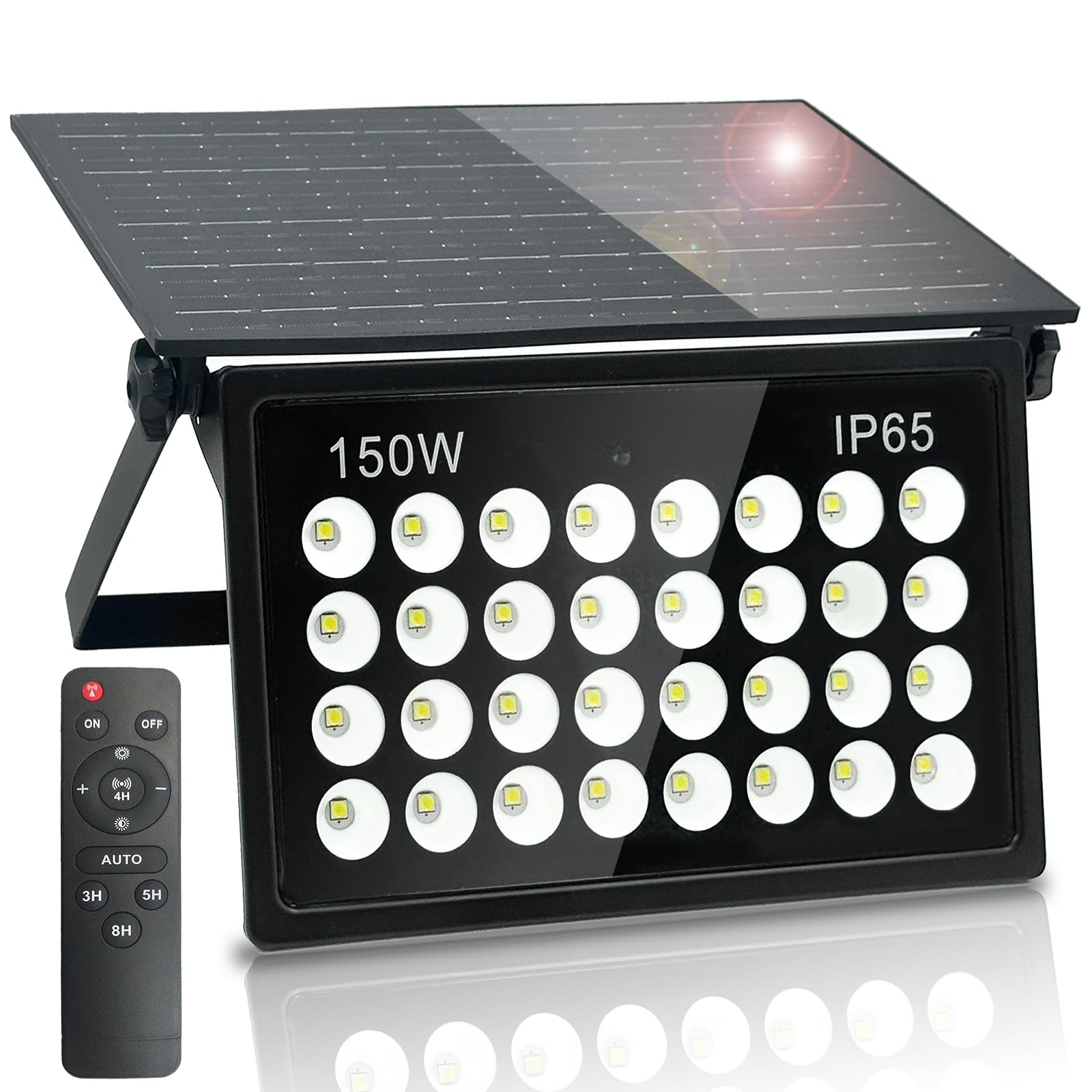 Bosite Faretto LED da Esterno Solare 150W 6500K