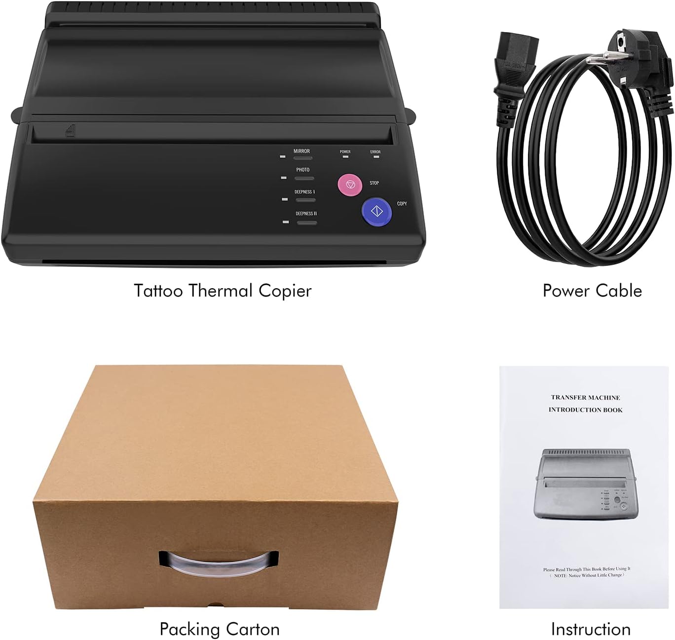 Tatelf Stampante Termica Tattoo Stencil - immagine 7