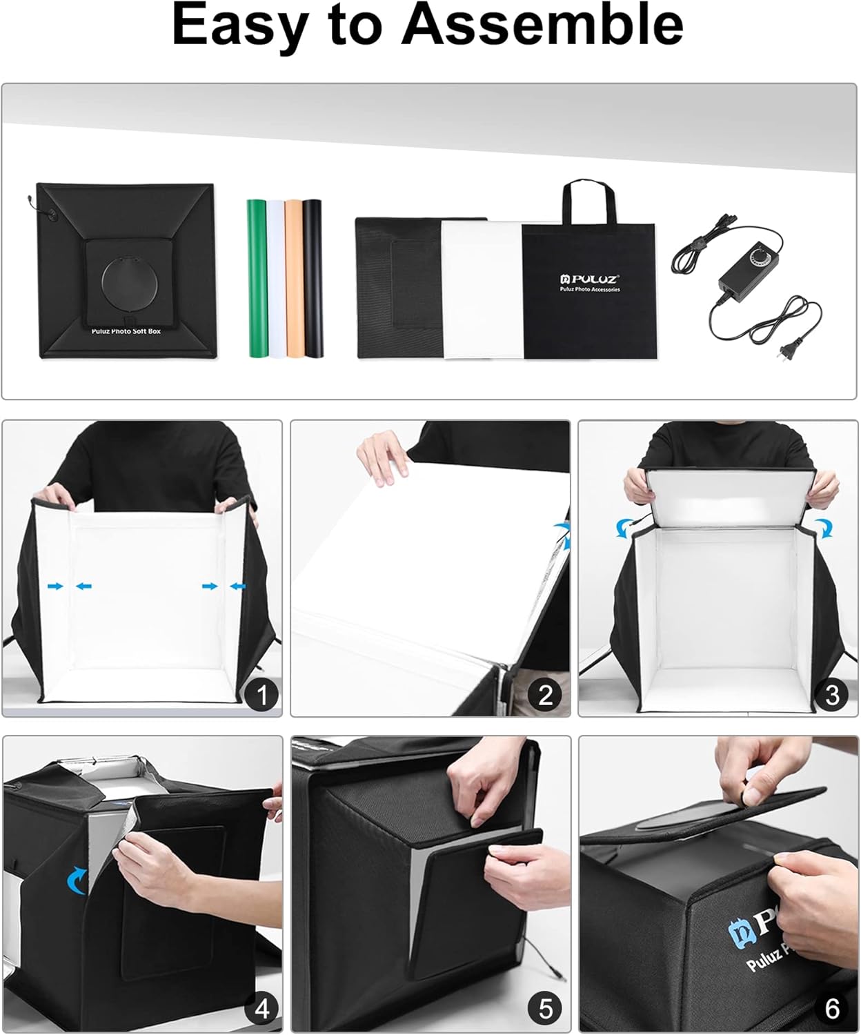 Puluz Upgrade Light Box & Softbox con 480 LED - immagine 6