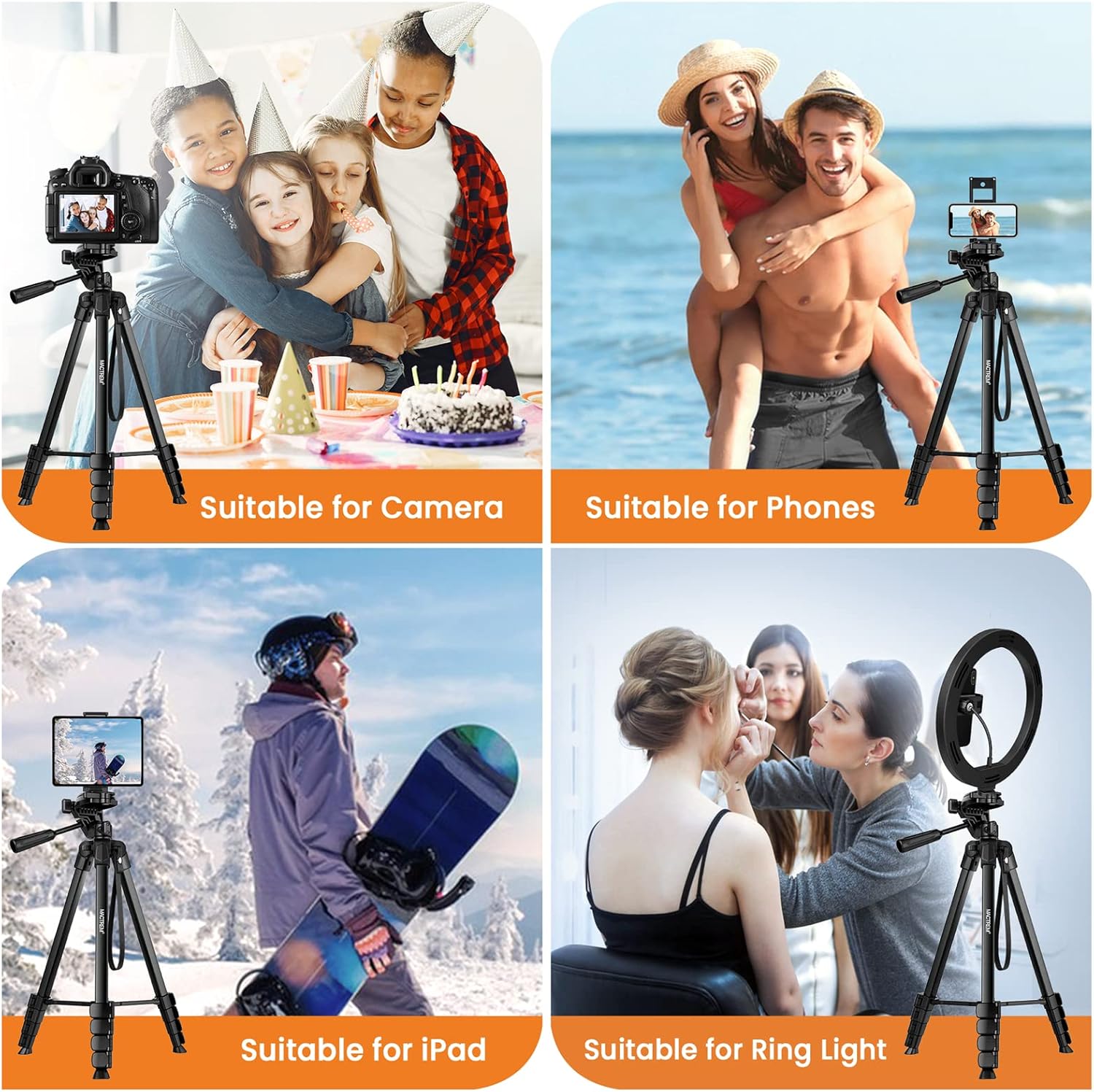 Treppiede Smartphone 172cm/67in con Telecomando Bluetooth - immagine 2