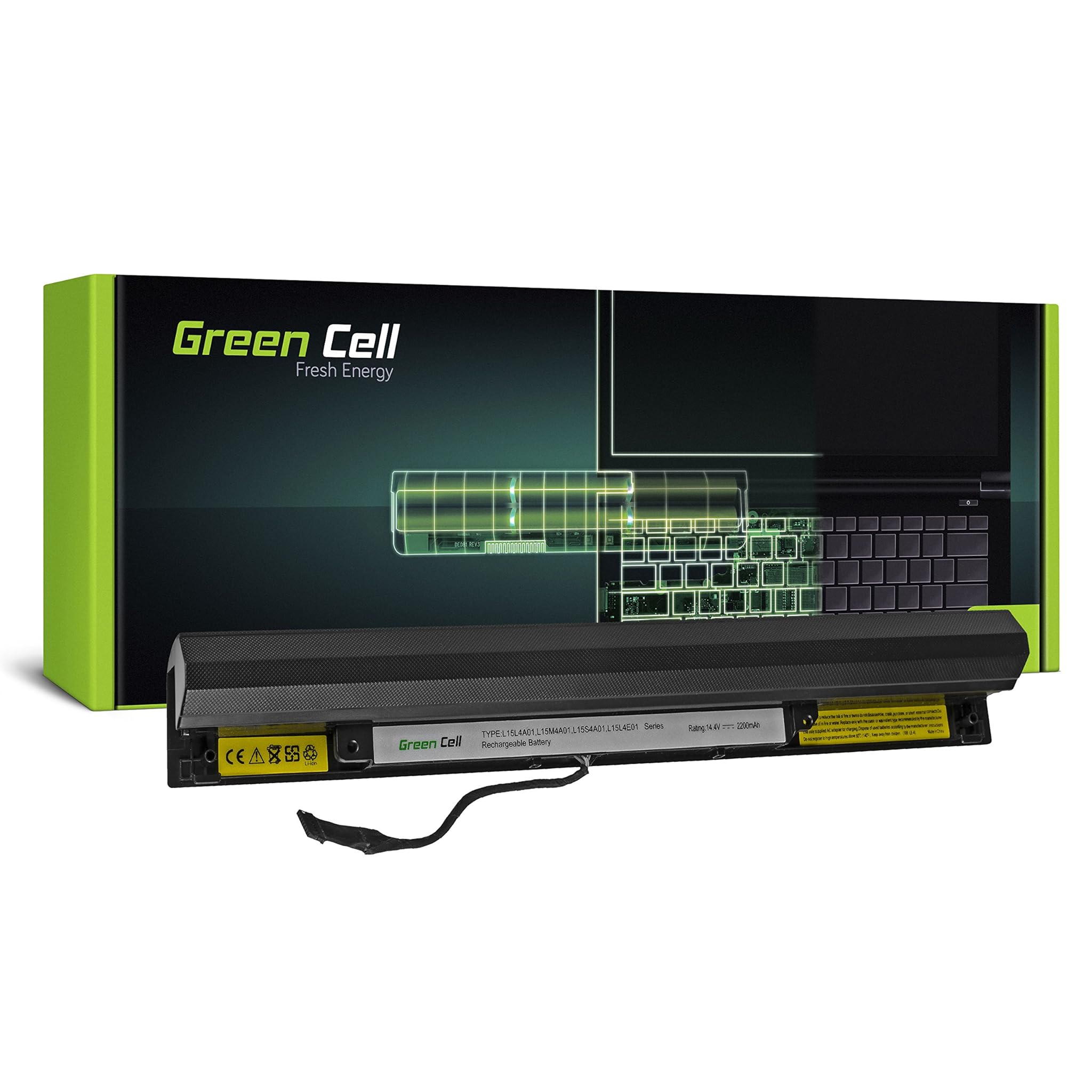 Green Cell Batteria L15L4A01 per Lenovo IdeaPad