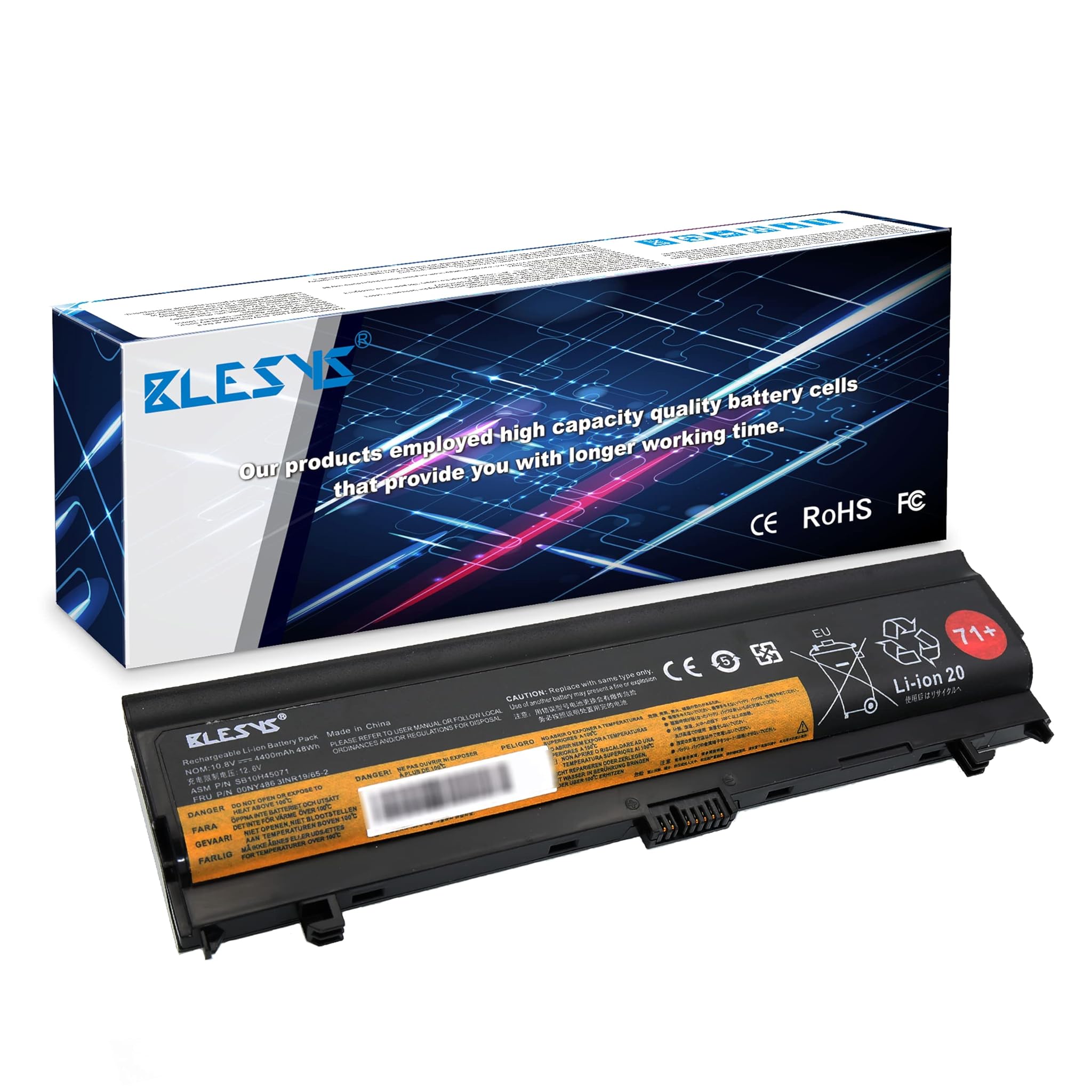 Blesys Batteria 00NY486 per Lenovo Thinkpad L560 L570