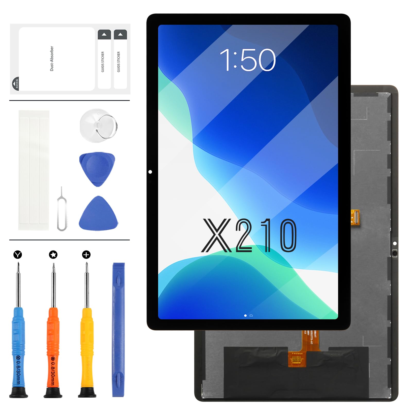 Schermo LCD di Ricambio per Samsung Galaxy Tab A9+ 10.9 pollici, Nero