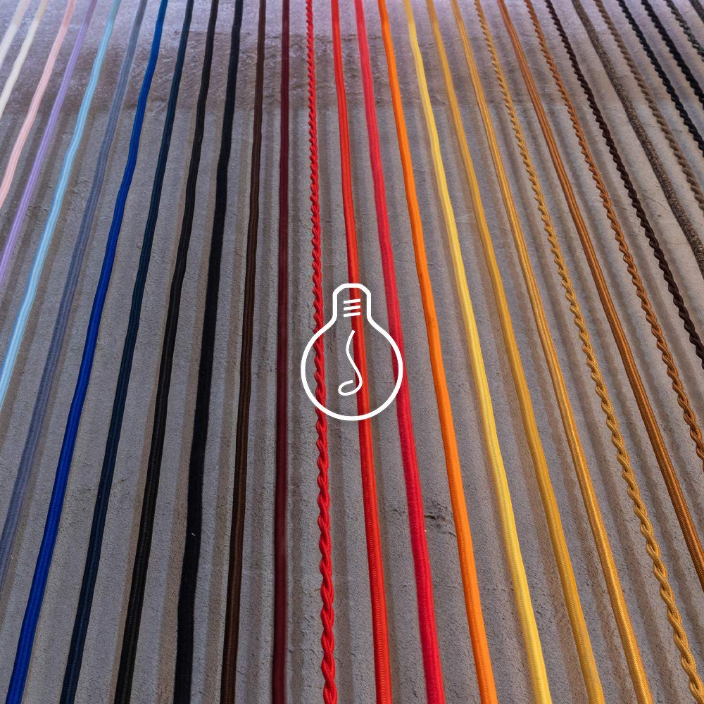 Amarcords Cavo Elettrico Tessile Trecciato 30m, Bianco - immagine 4