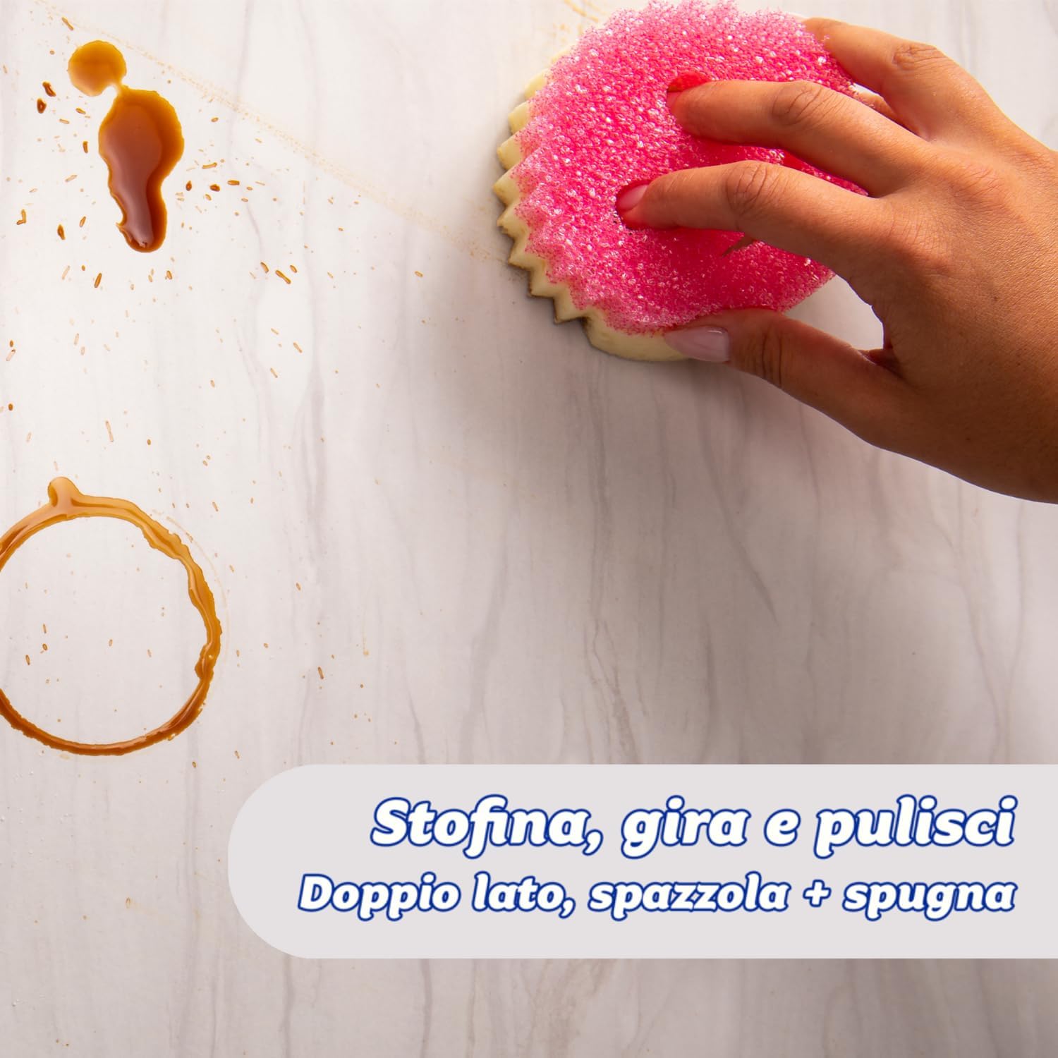 Scrub Daddy Scrub Mommy - Spugna Abrasiva Cucina 2 Pz, Rosa | Velz