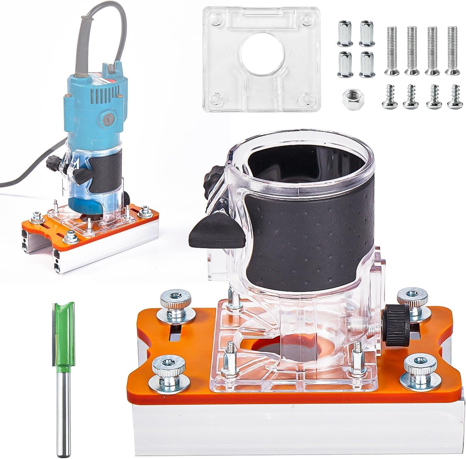 Fresatrice Verticale Legno Piastra di Base Set 2 in 1 - immagine 1