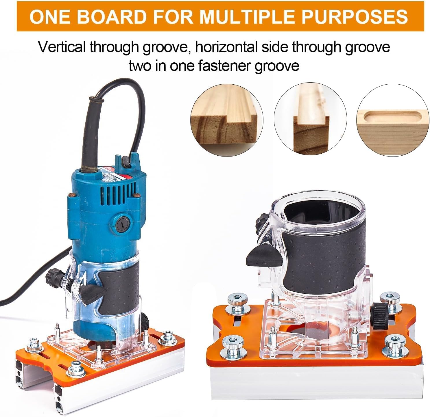 Fresatrice Verticale Legno Piastra di Base Set 2 in 1 - immagine 3