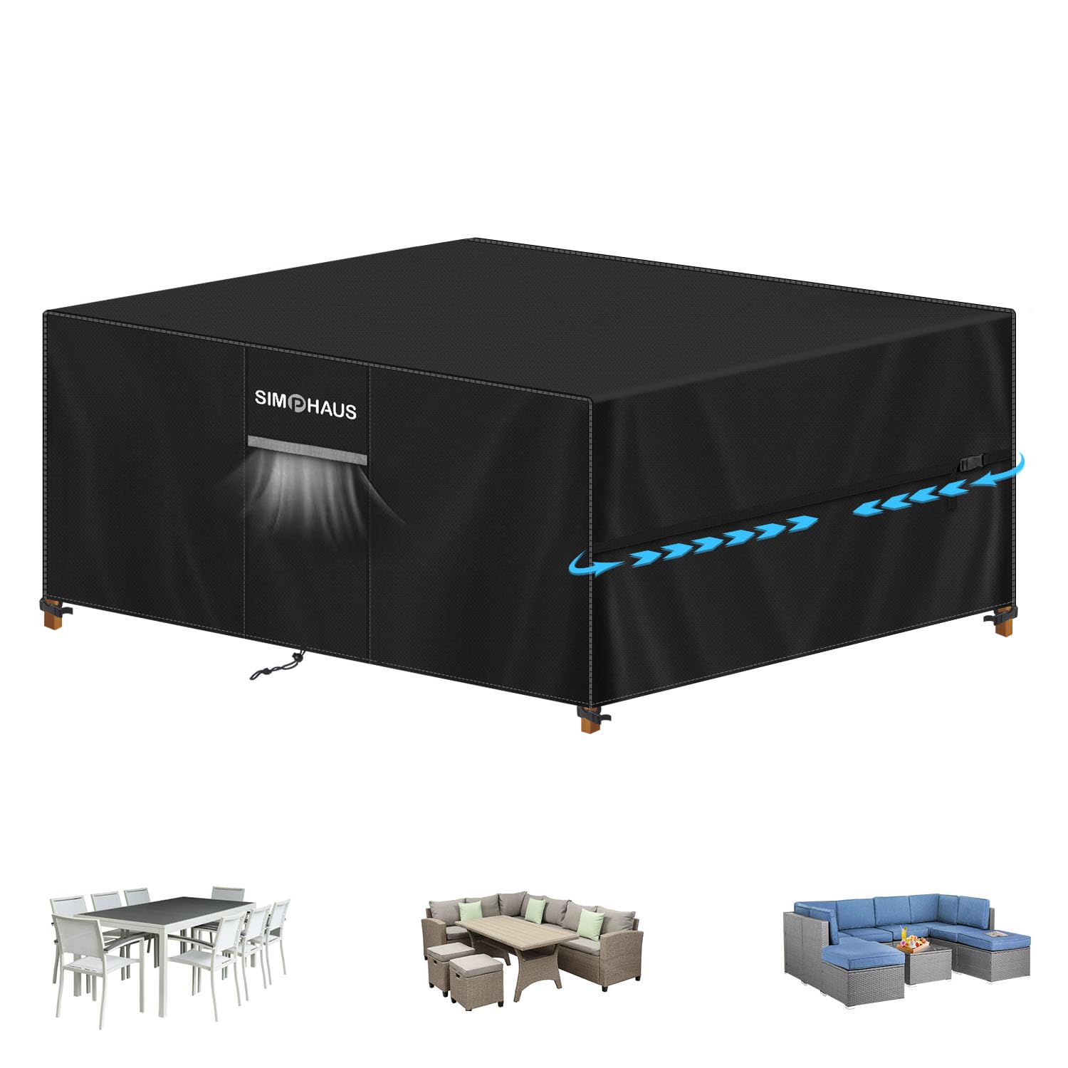 Simphaus Telo Copri Balcone Esterno 280x210x90cm